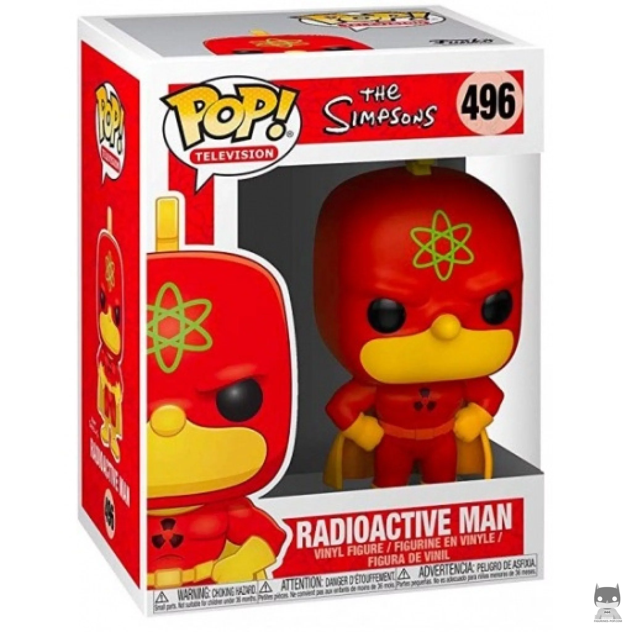 Radioactive Man Funko Pop! figure in its box