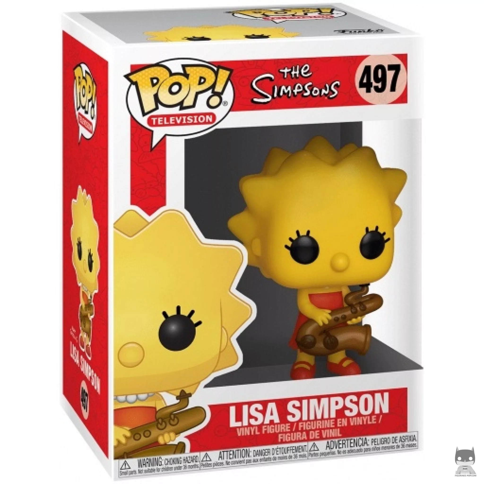 Lisa Simpson Funko Pop! figure in its box