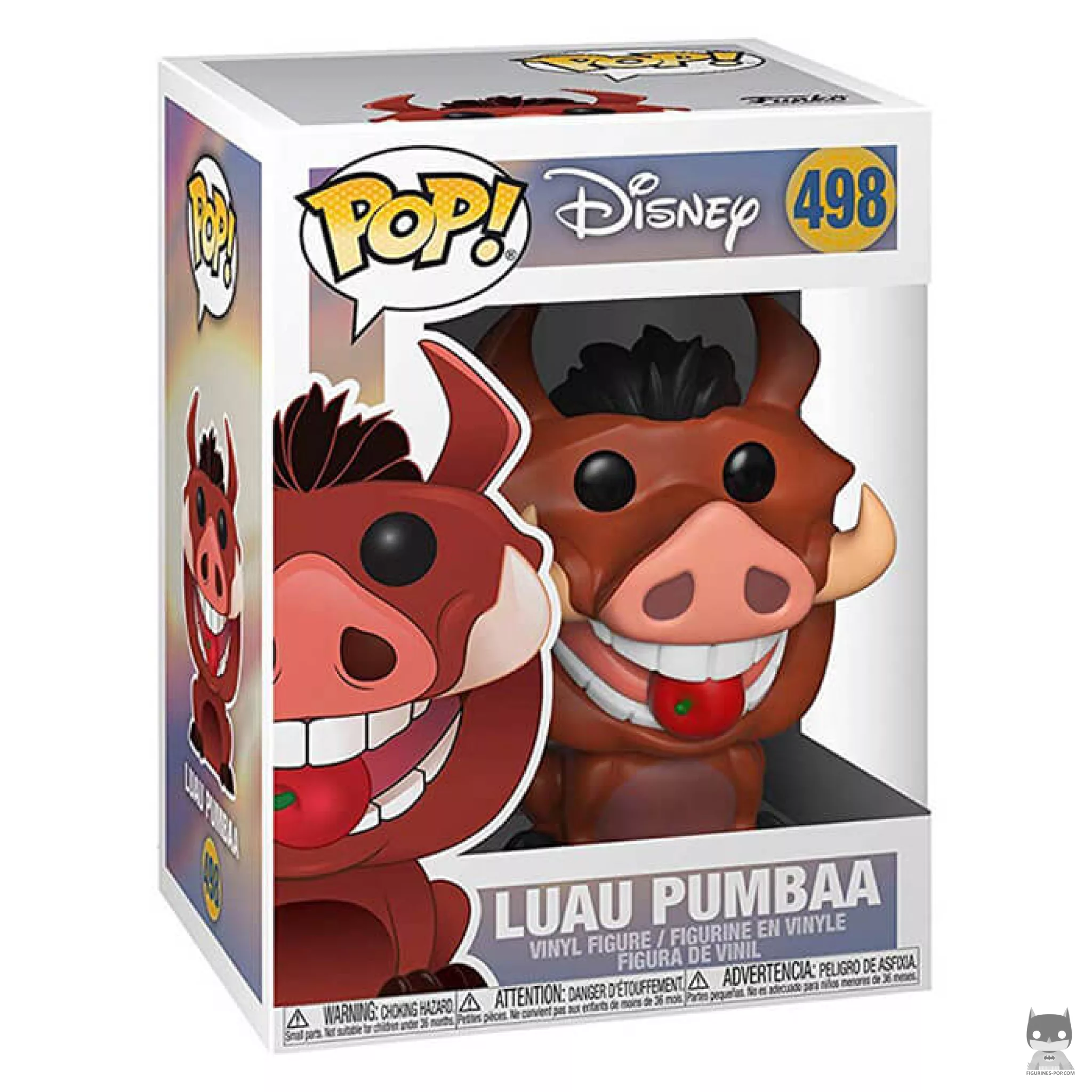 Luau Pumbaa Funko Pop! figure in its box