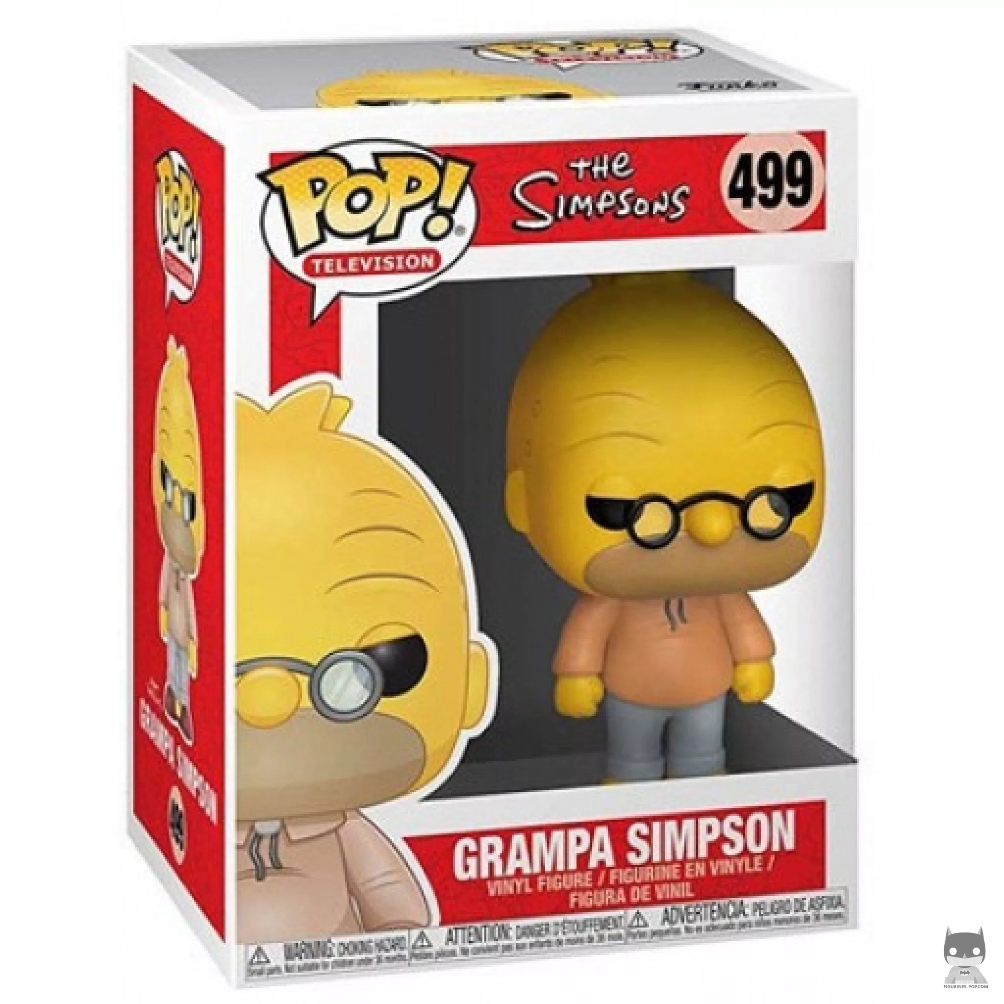 Grampa Simpson Funko Pop! figure in its box