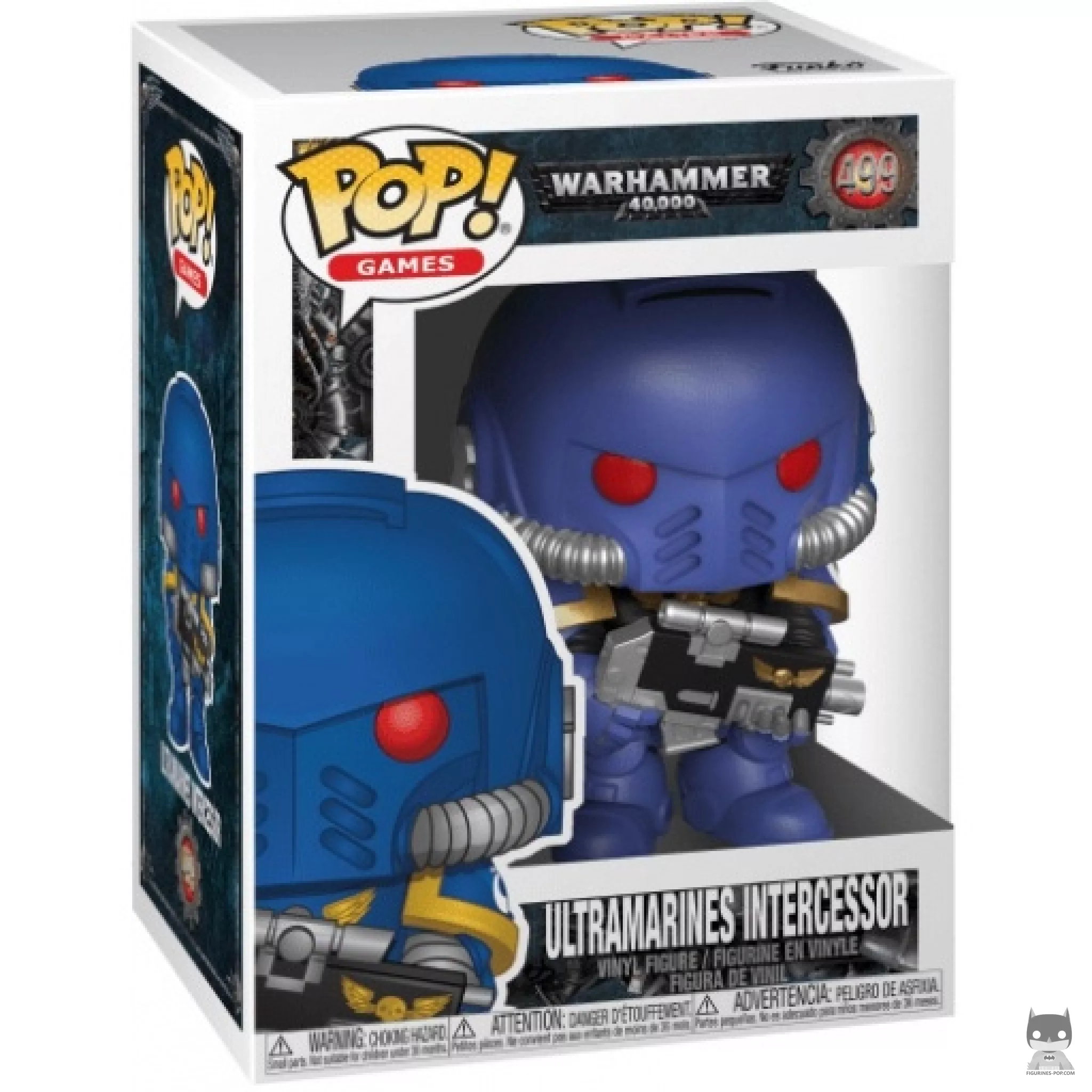 Ultramarines Intercessor Funko Pop! figure in its box
