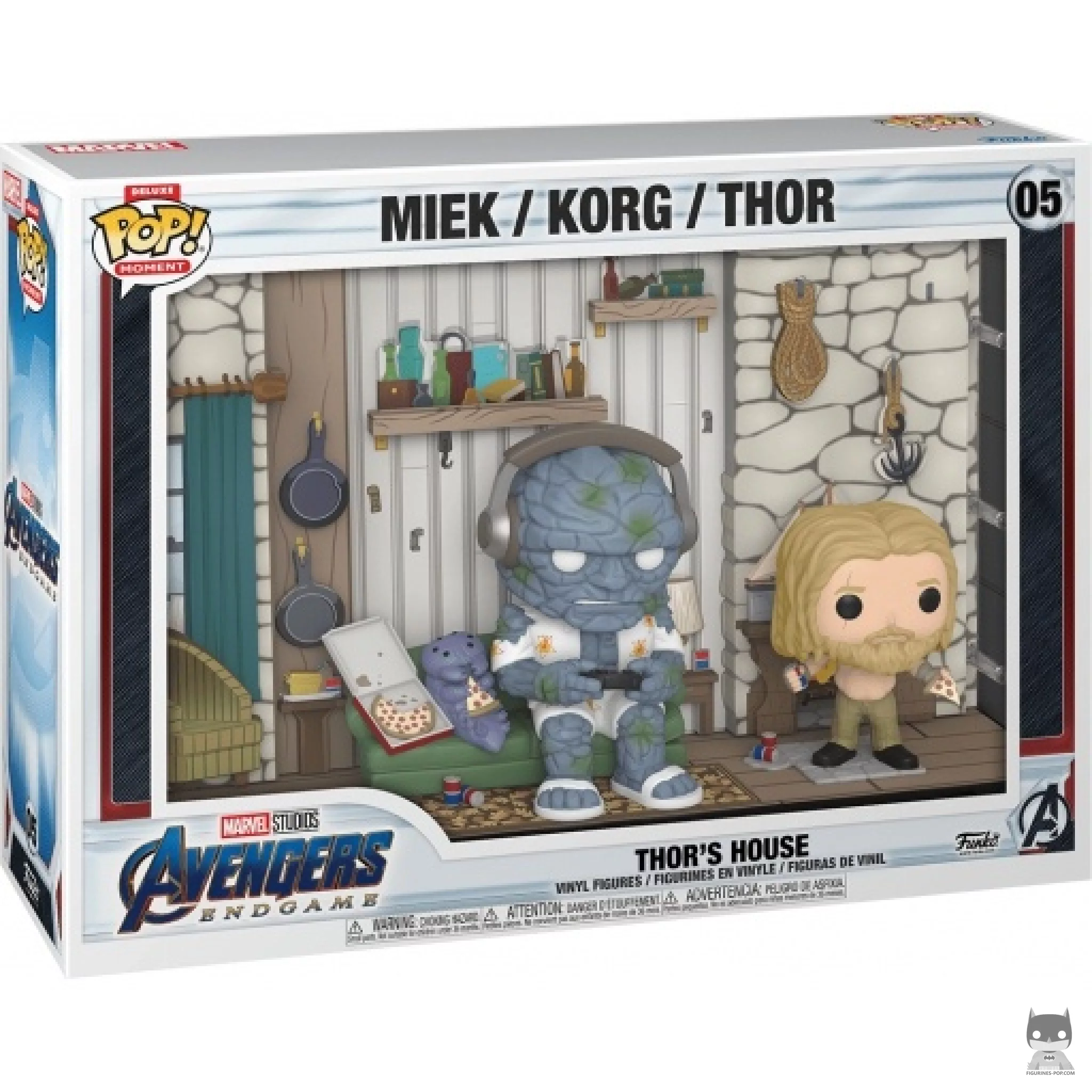 Thor's House (Miek, Korg & Thor) Funko Pop! figure in its box