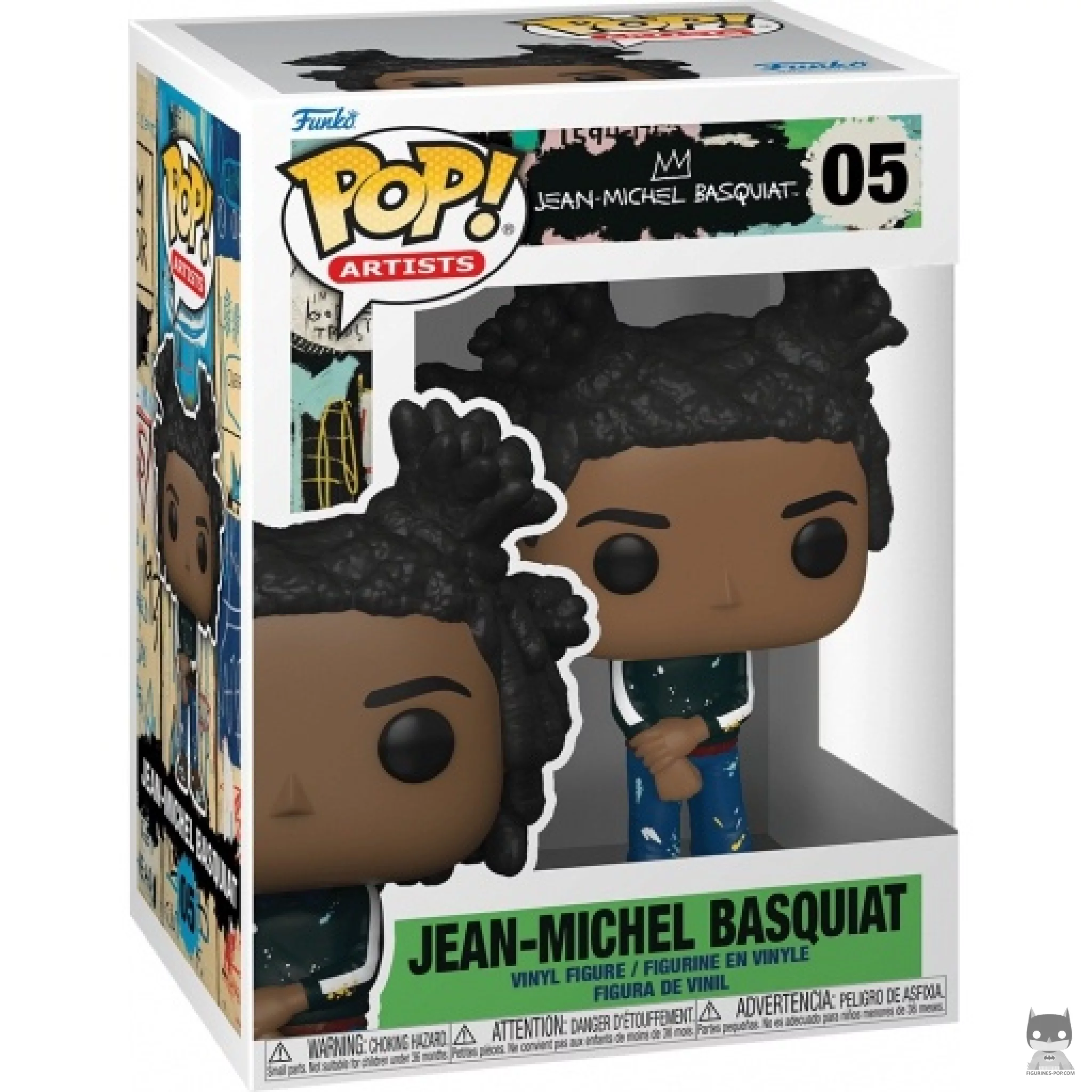 Jean-Michel Basquiat Funko Pop! figure in its box