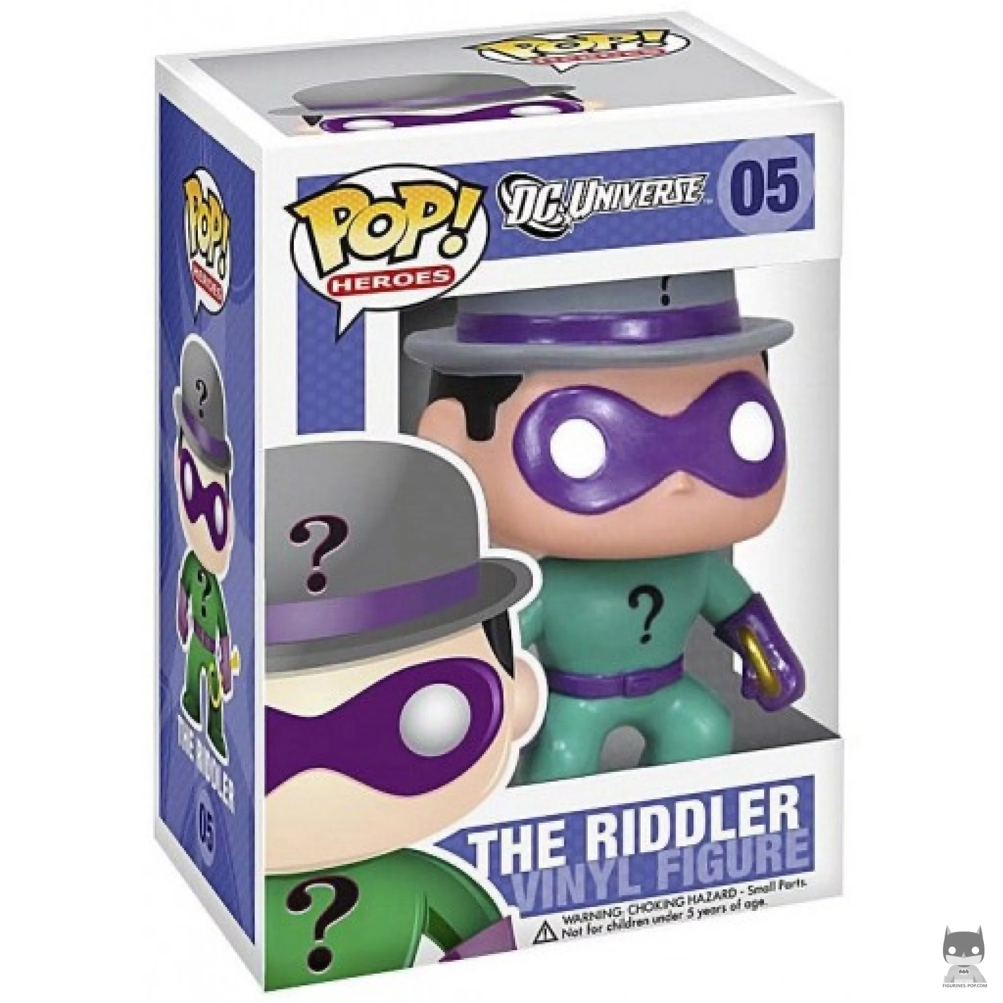 The Riddler Funko Pop! figure in its box