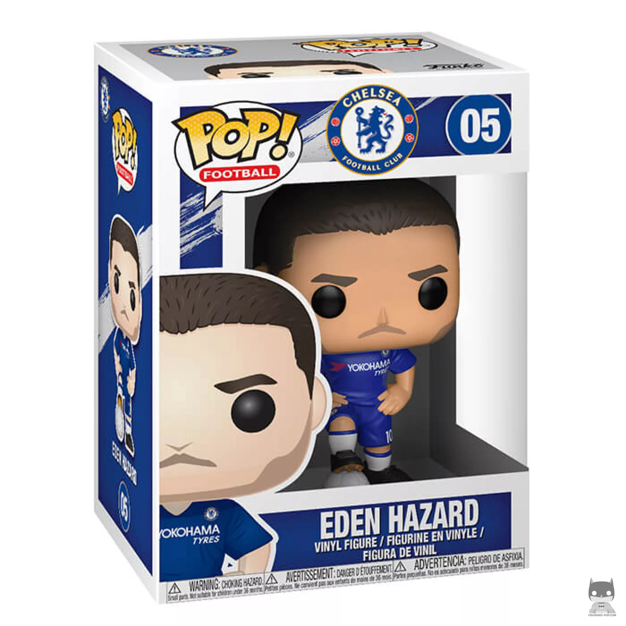 Eden Hazard (Chelsea) Funko Pop! figure in its box