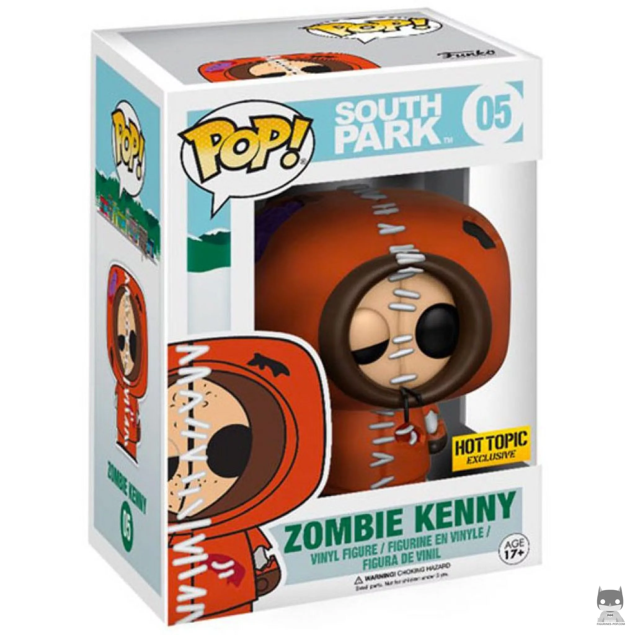 Zombie Kenny Funko Pop! figure in its box
