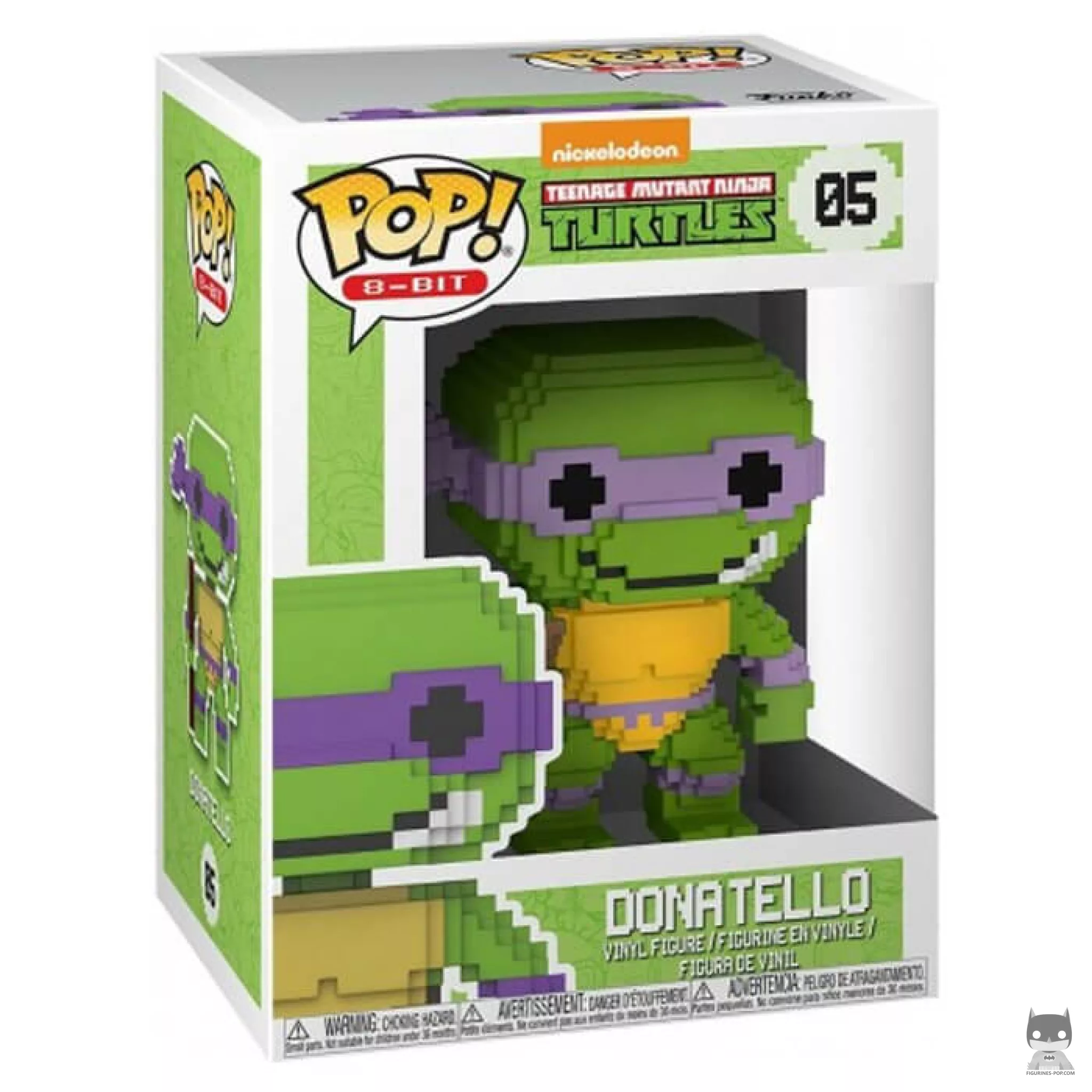 Donatello (8-bit) Funko Pop! figure in its box