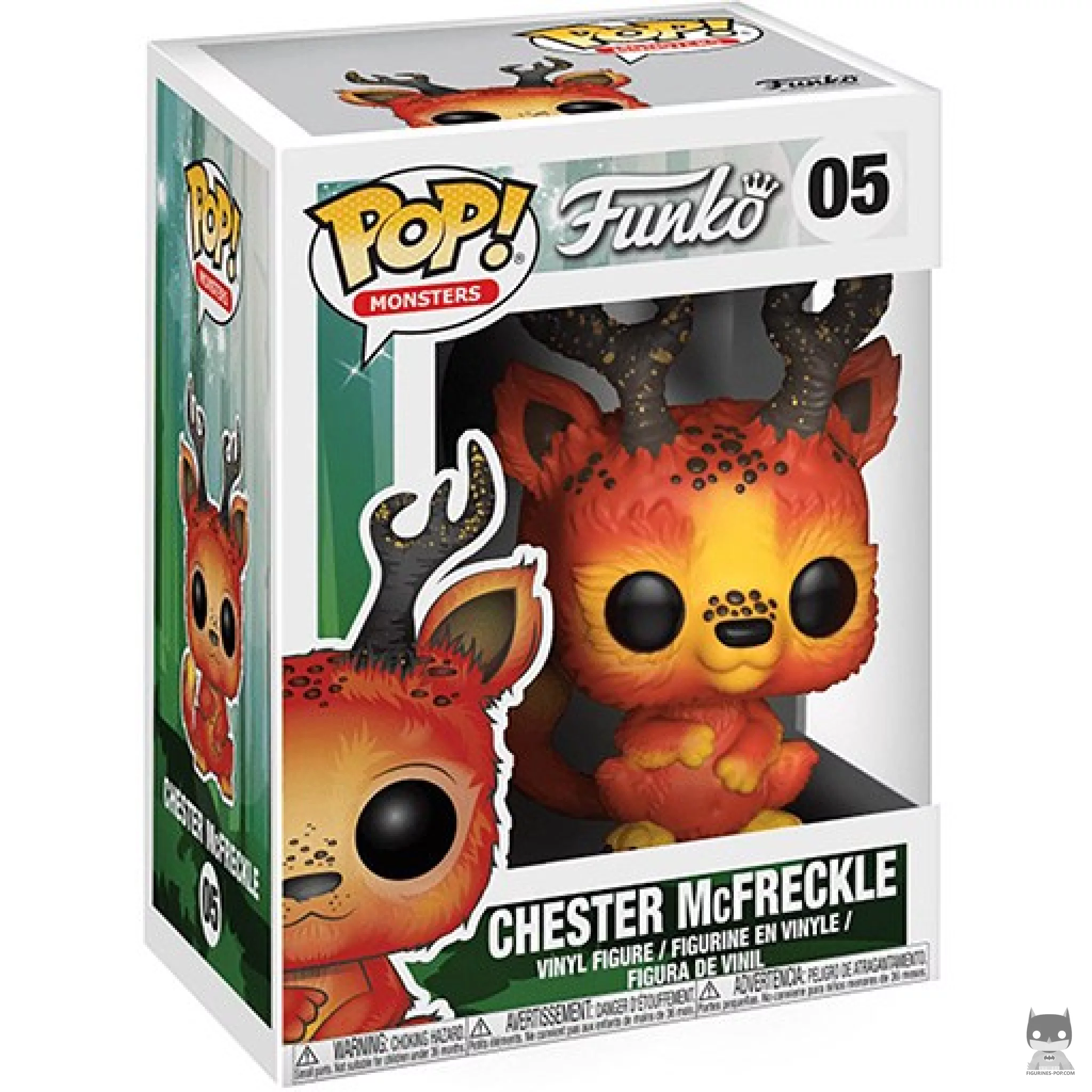 Chester McFreckle (Orange) Funko Pop! figure in its box