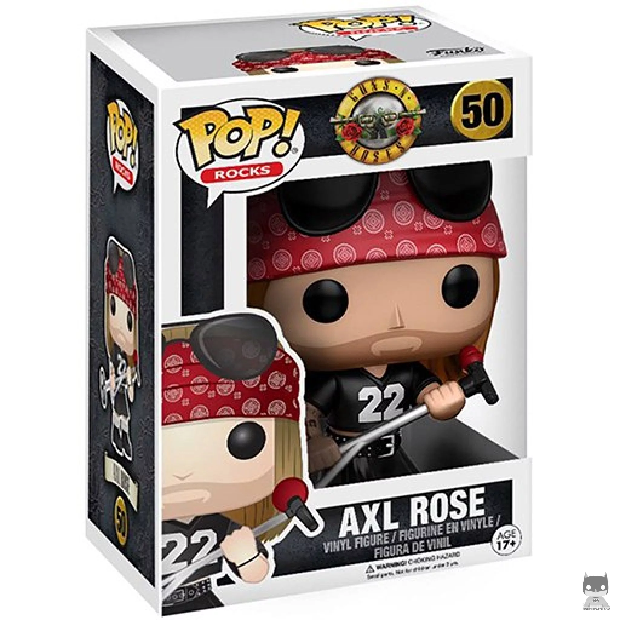 Axl Rose Funko Pop! figure in its box