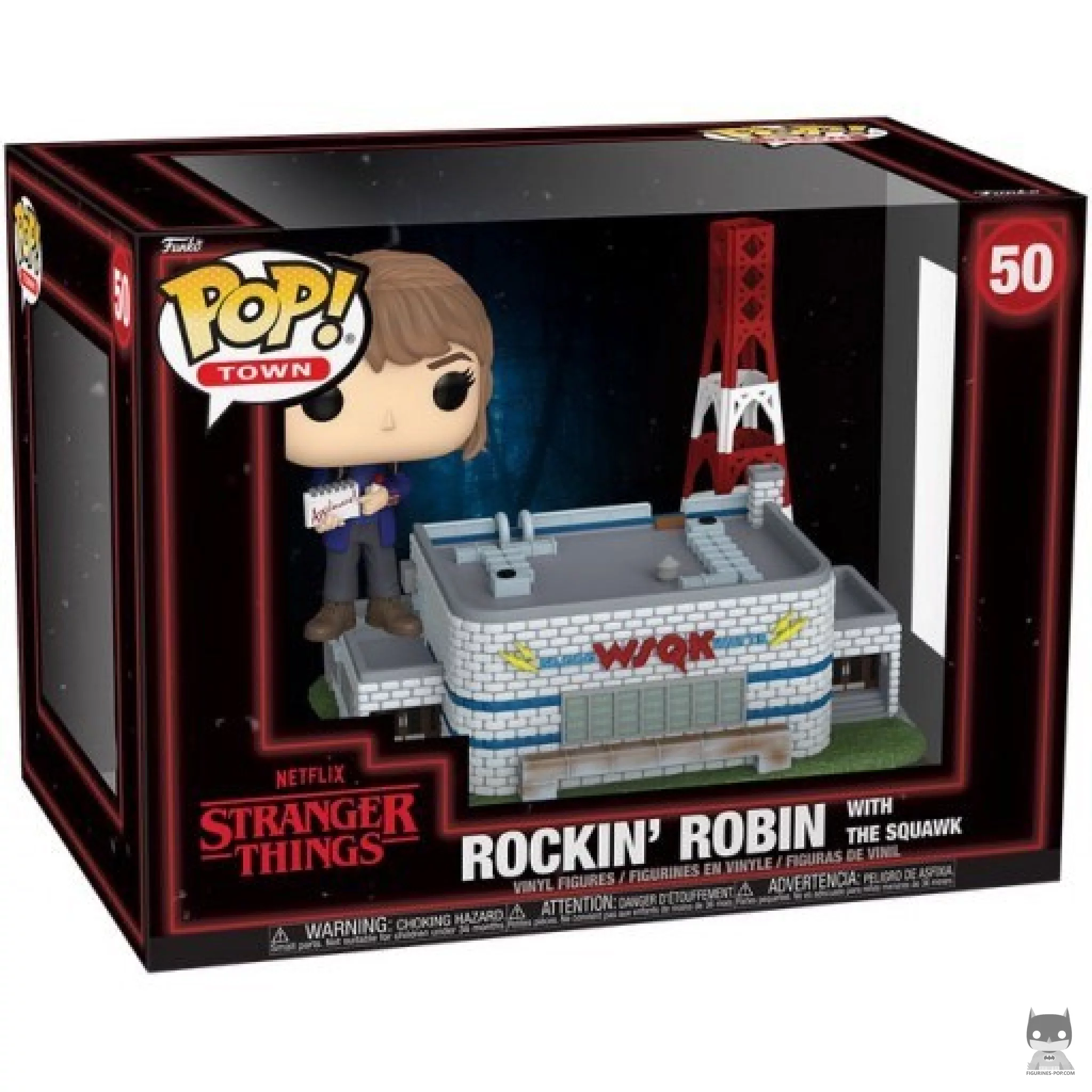 Rockin' Robin with the Squawk Funko Pop! figure in its box