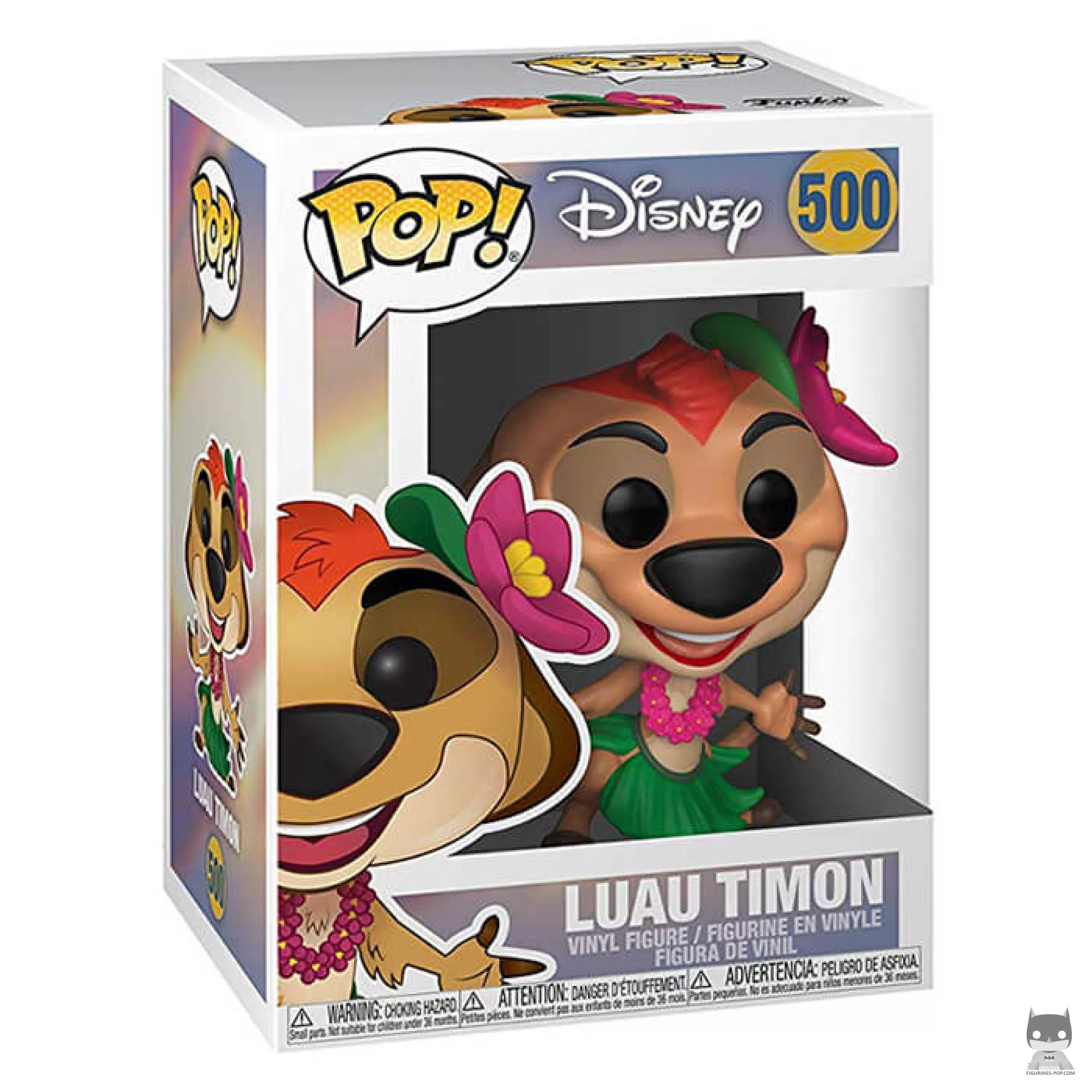 Luau Timon Funko Pop! figure in its box