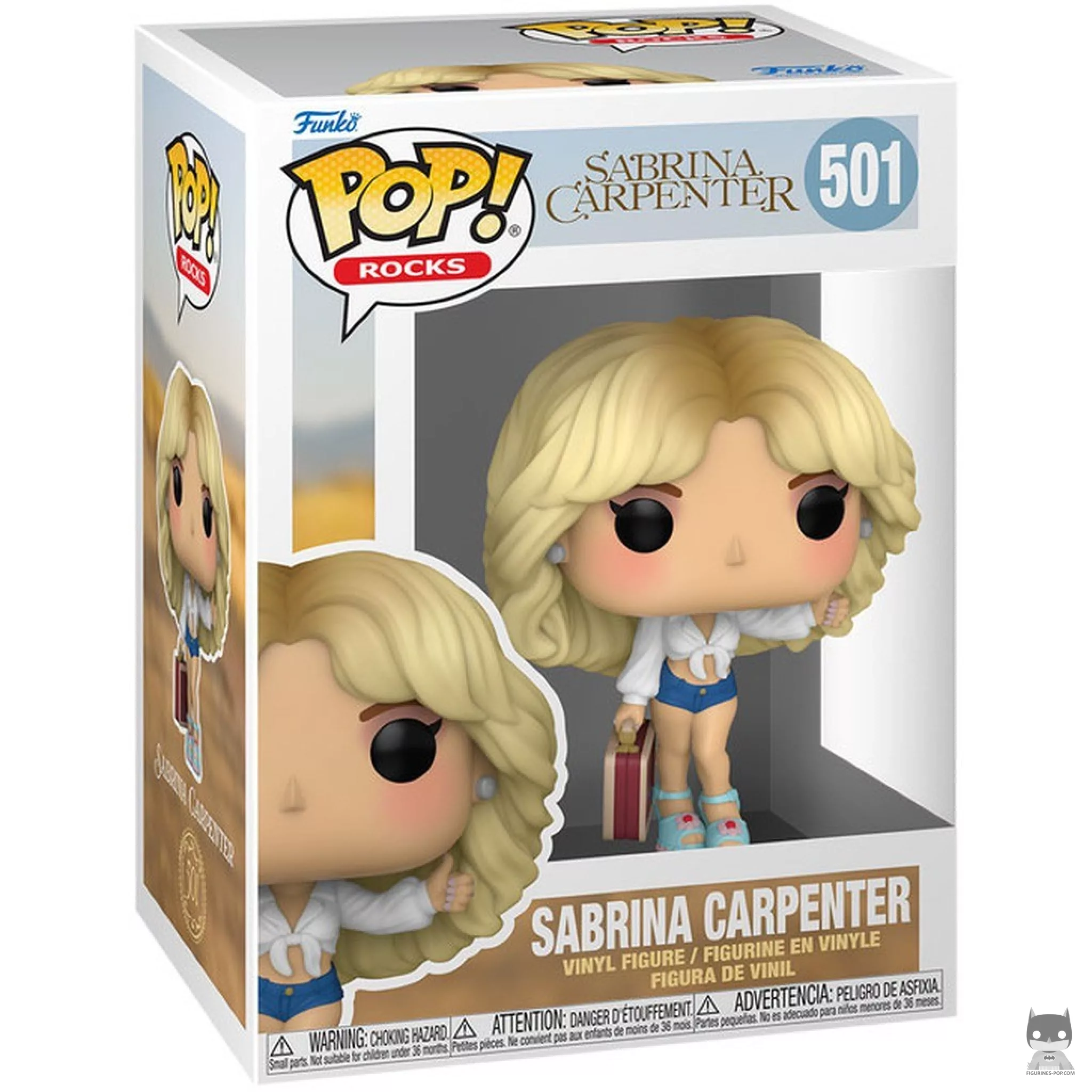 Sabrina Carpenter (Manchild) Funko Pop! figure in its box