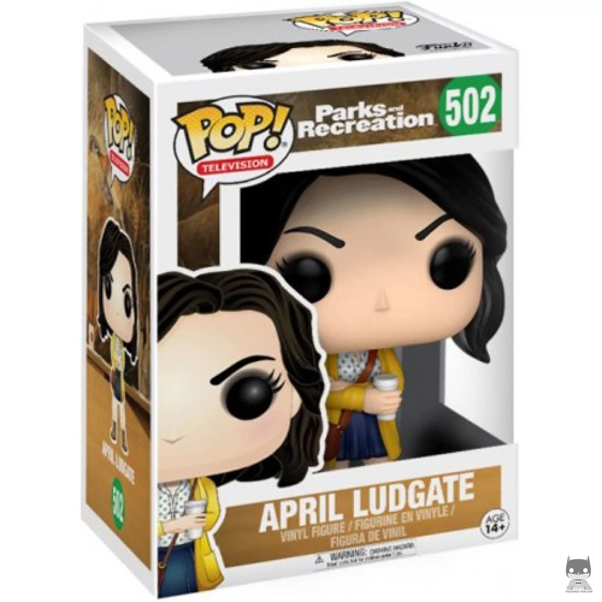April Ludgate Funko Pop! figure in its box