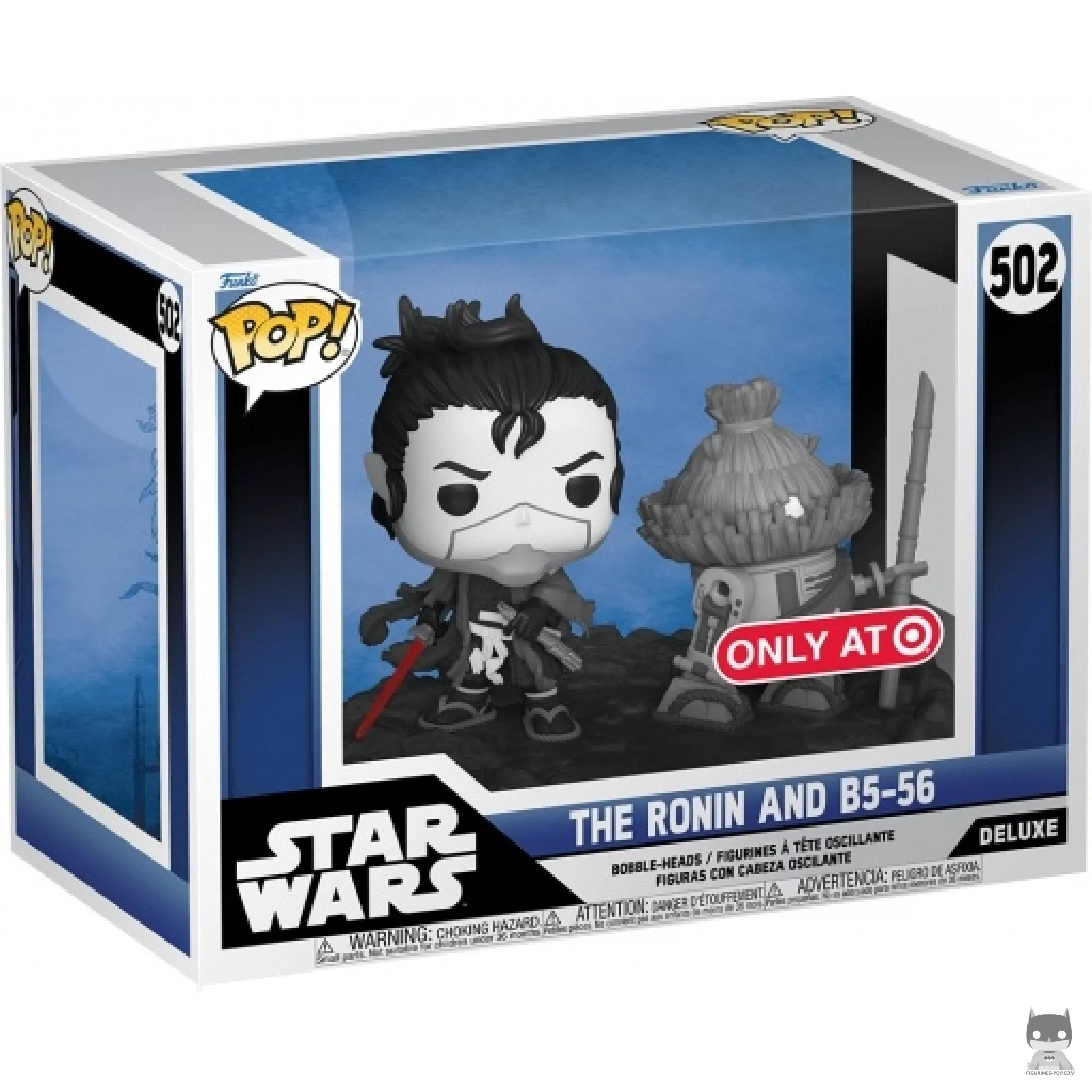 The Ronin & B5-56 Funko Pop! figure in its box