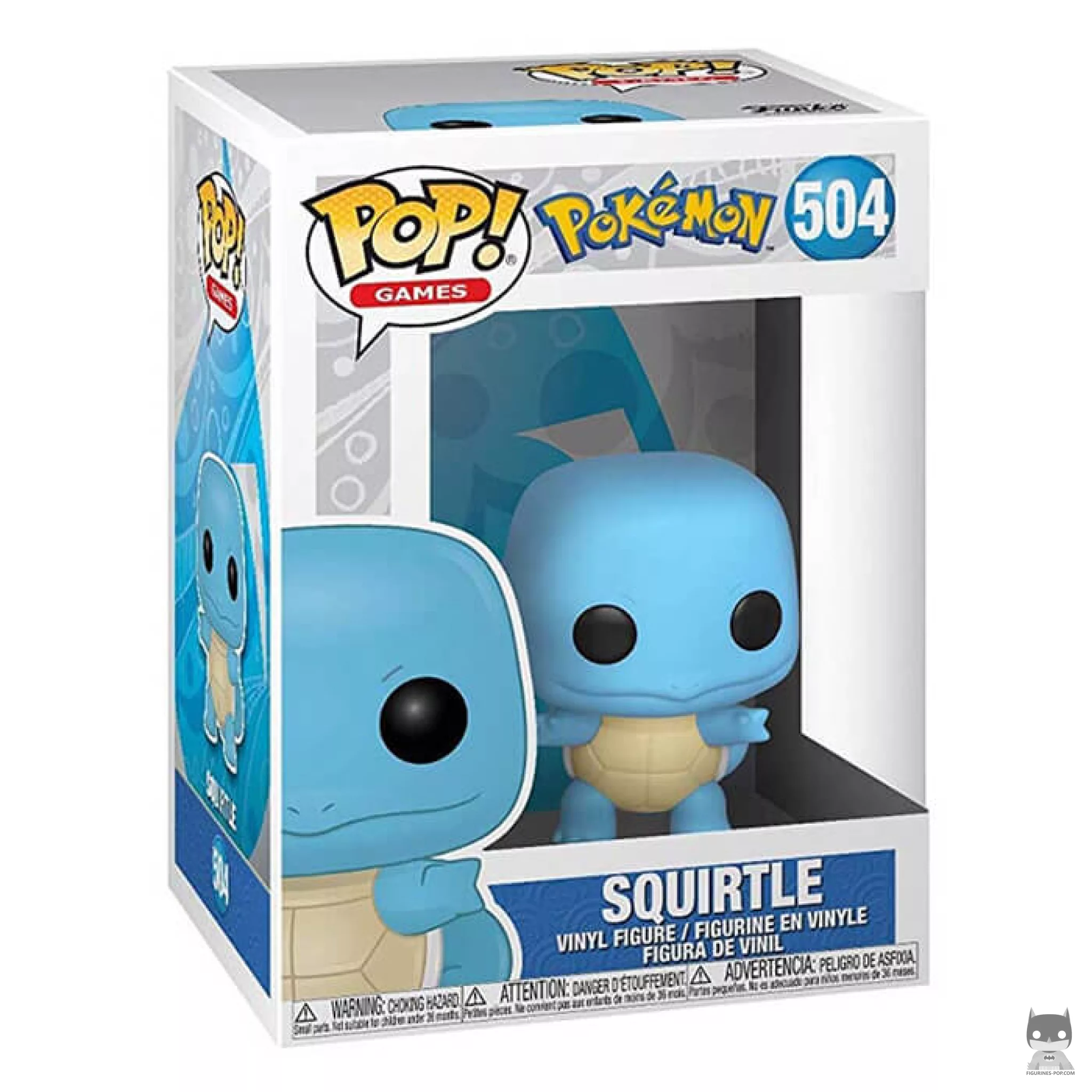 Squirtle Funko Pop! figure in its box