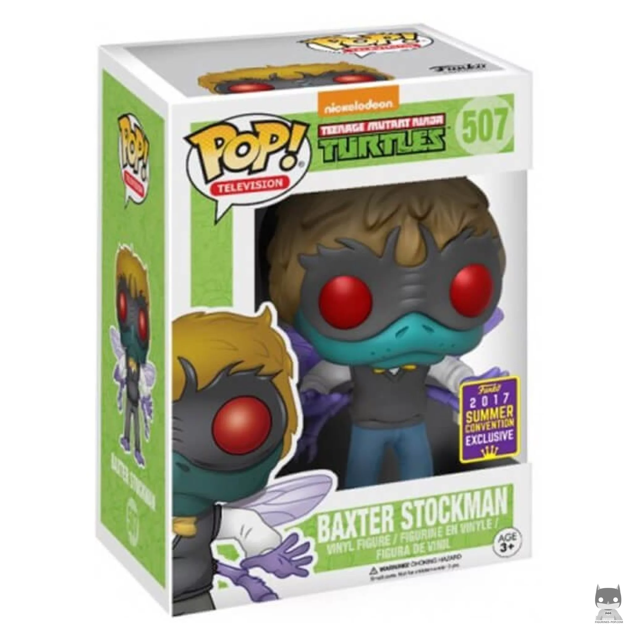 Baxter Stockman Funko Pop! figure in its box