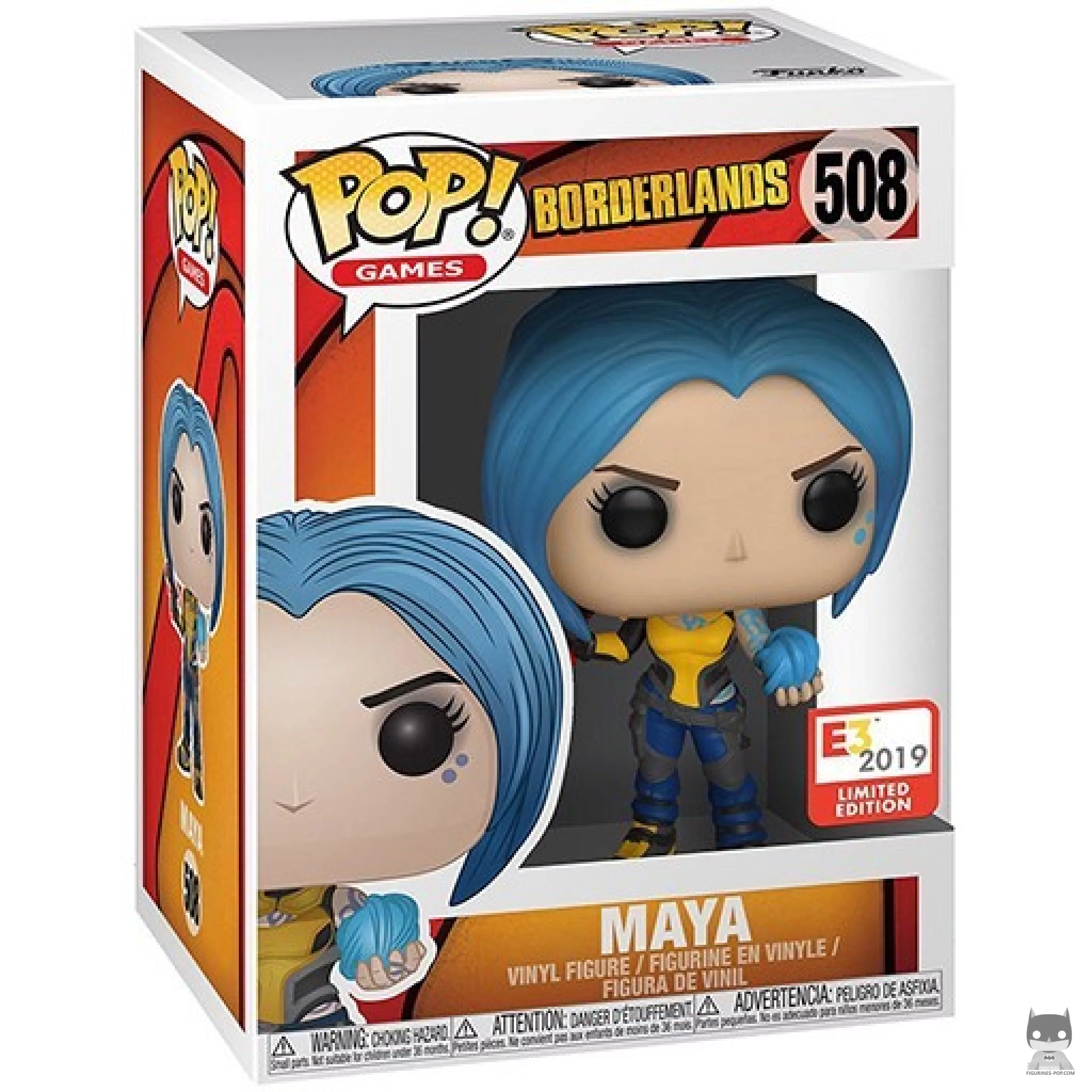 Maya Funko Pop! figure in its box