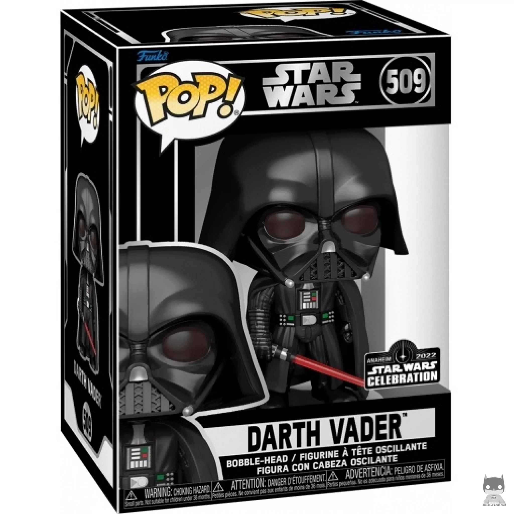 Darth Vader Funko Pop! figure in its box