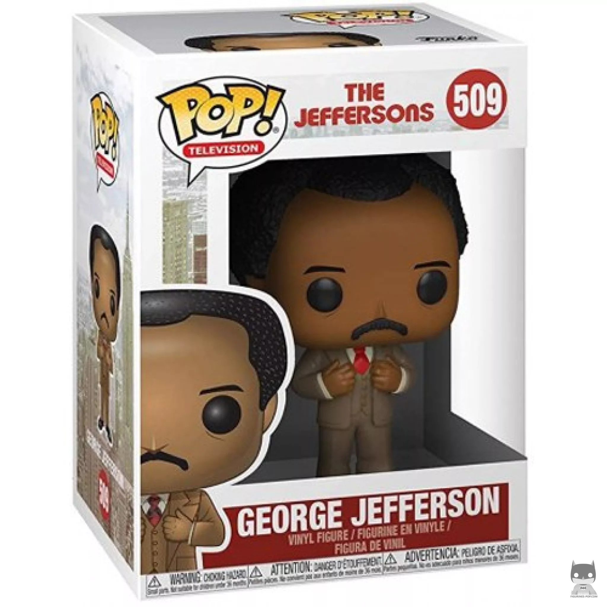 George Jefferson Funko Pop! figure in its box