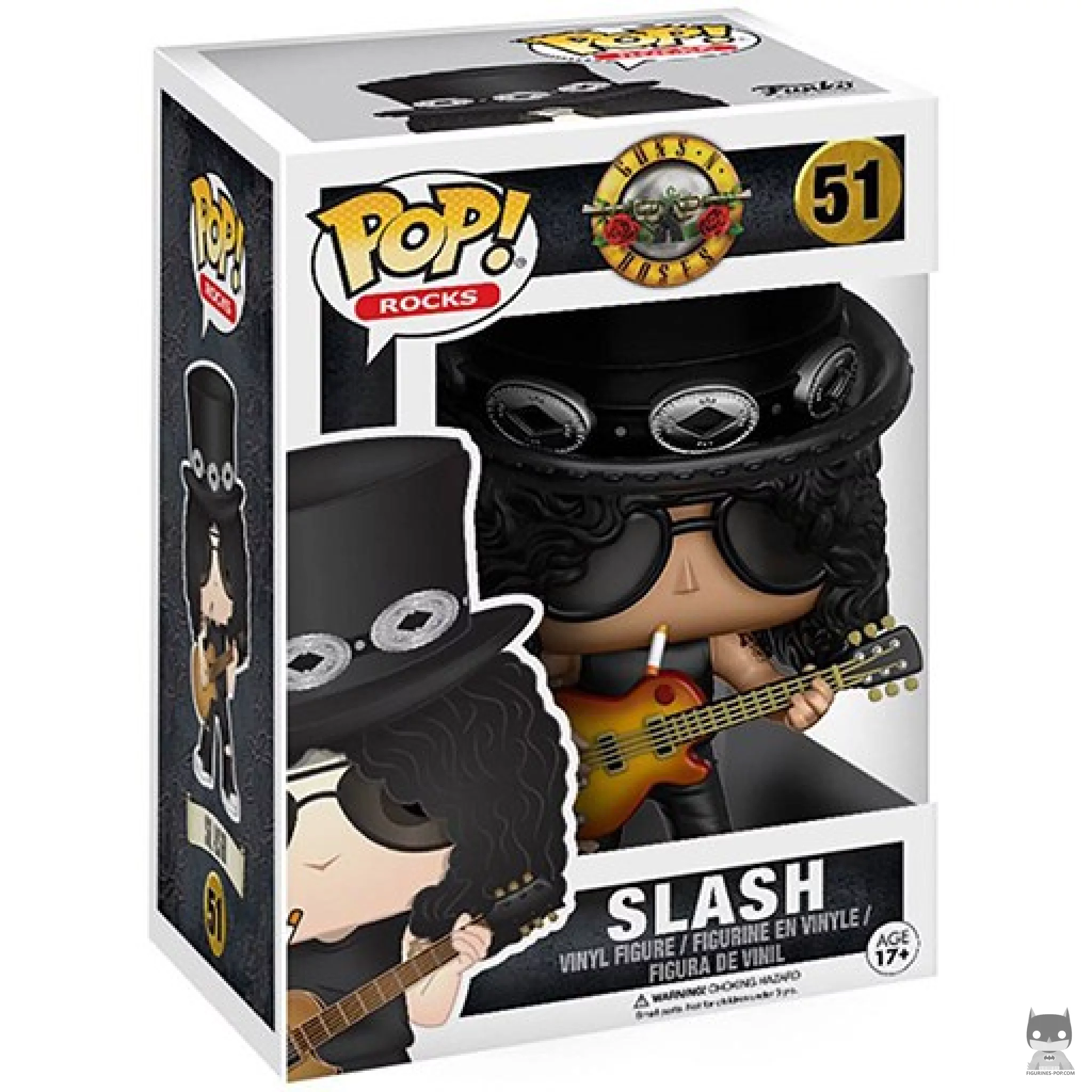 Slash Funko Pop! figure in its box