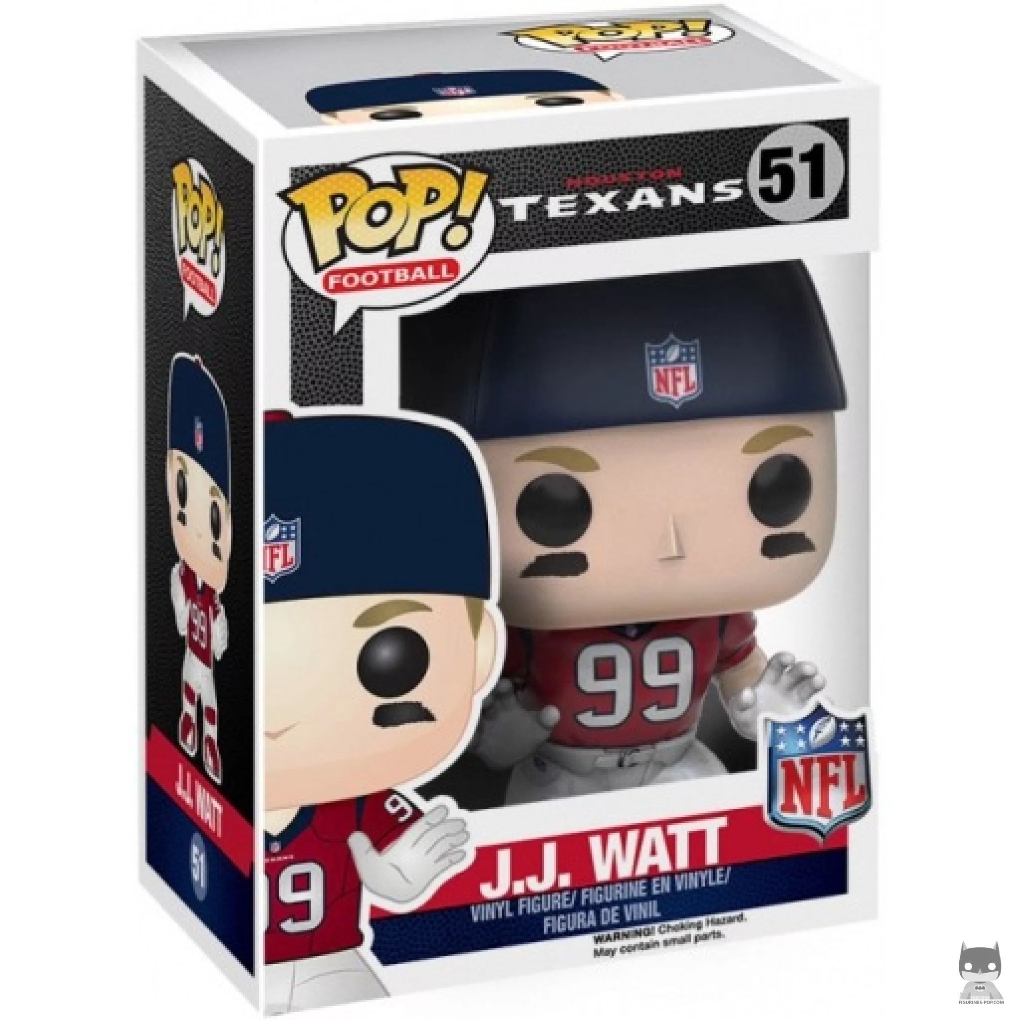 JJ Watt Funko Pop! figure in its box
