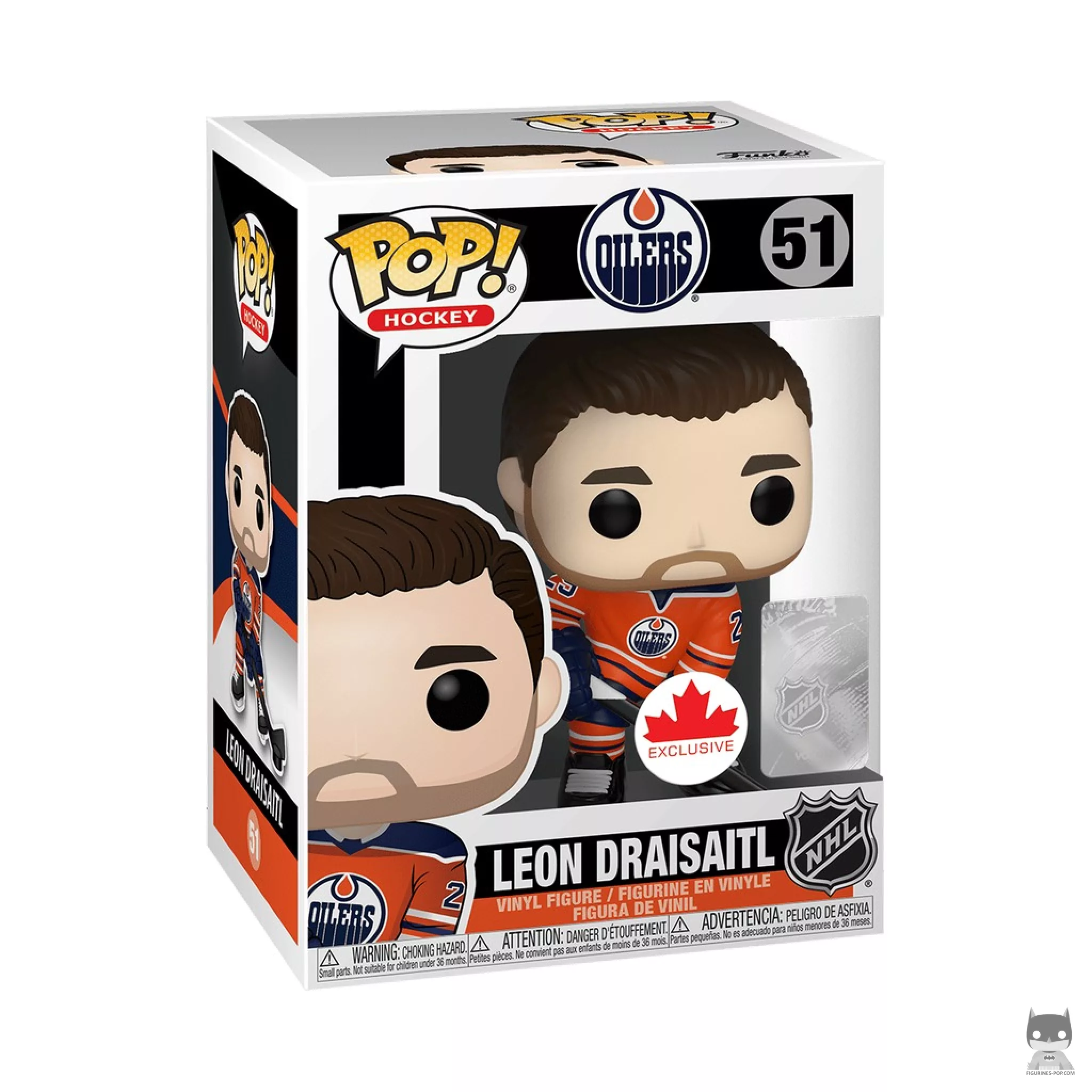 Leon Draisaitl Funko Pop! figure in its box