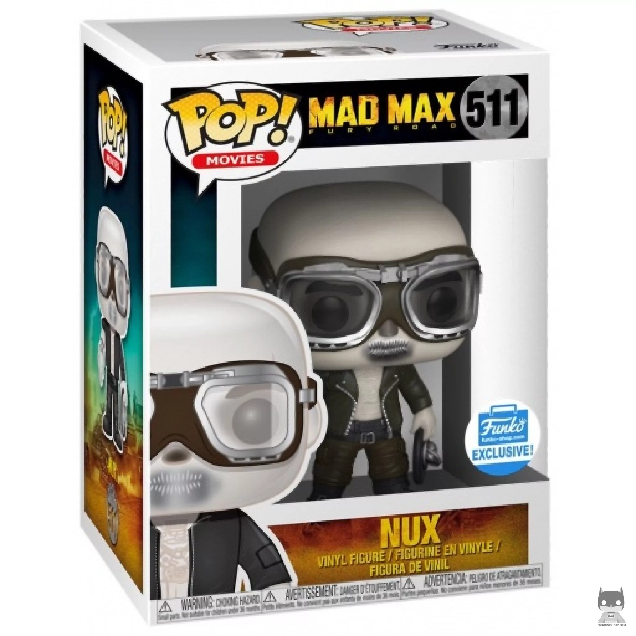 Nux with Goggles Funko Pop! figure in its box