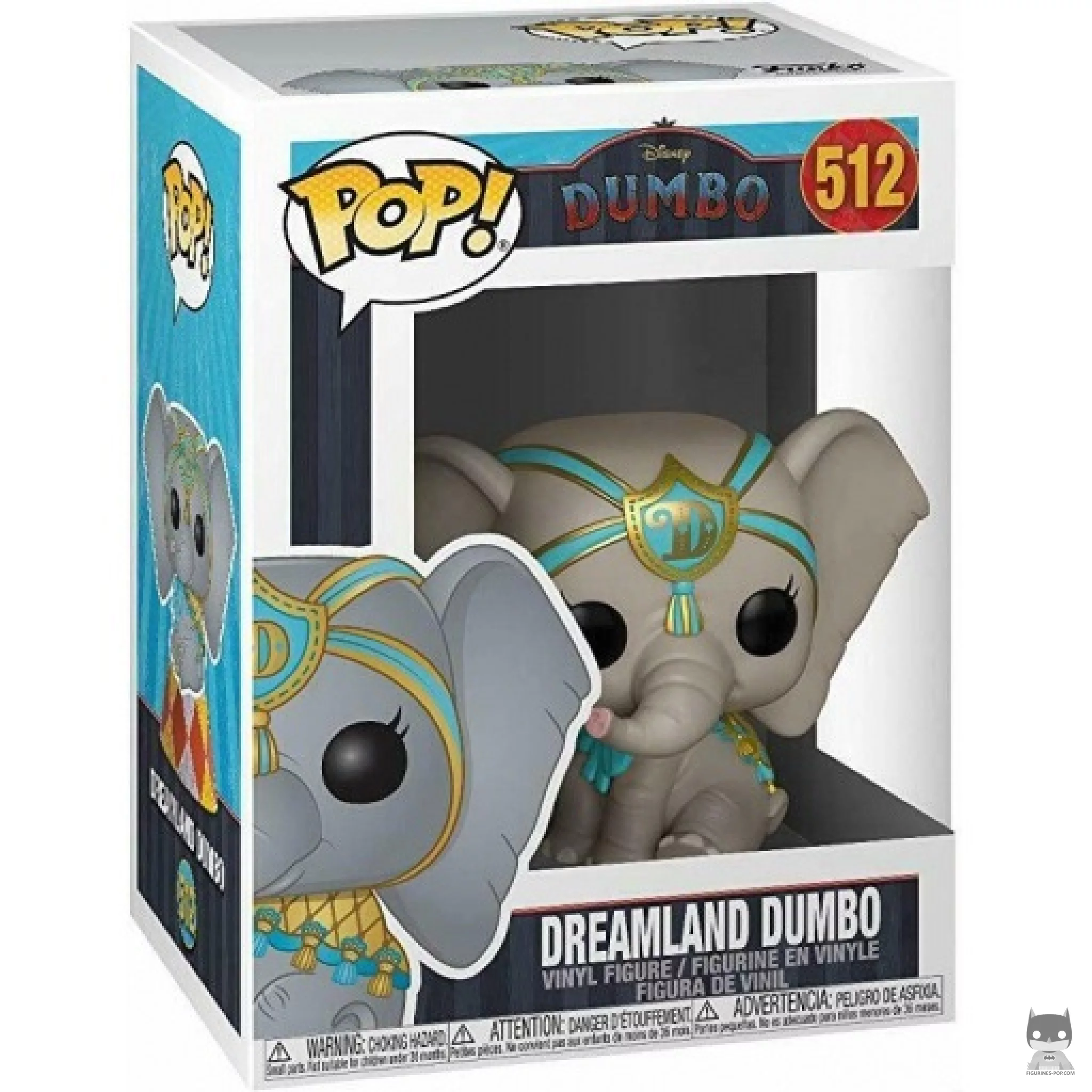 Dreamland Dumbo Funko Pop! figure in its box