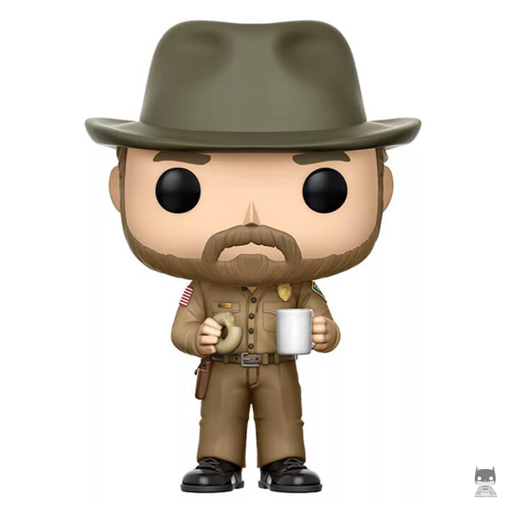 Jim Hopper with donut Funko Pop! figure (Stranger Things)
