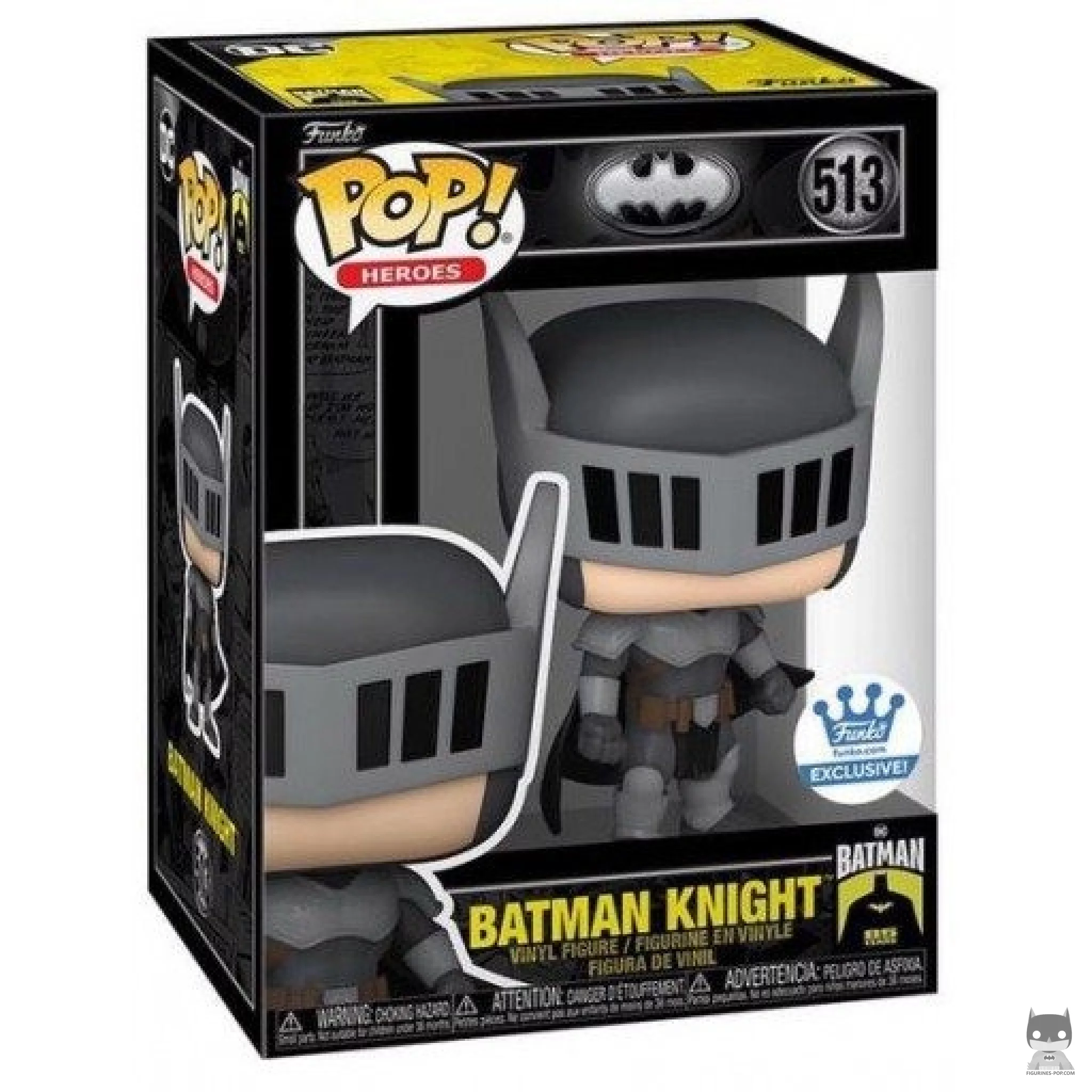 Batman Knight Funko Pop! figure in its box
