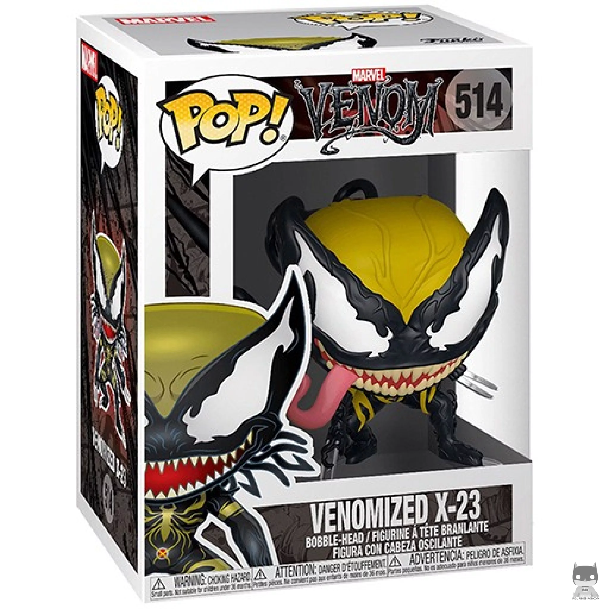 Venomized X-23 Funko Pop! figure in its box