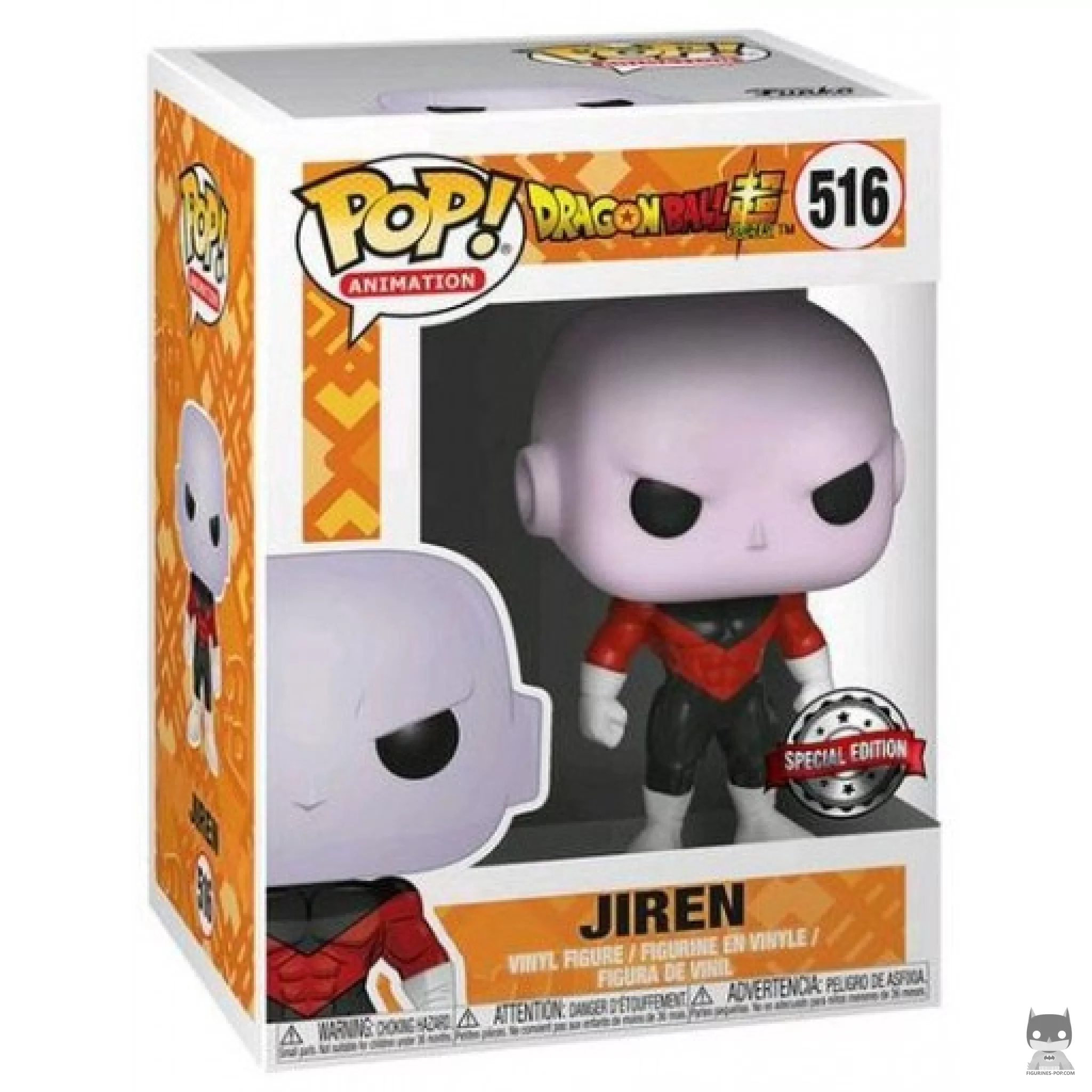 Jiren Funko Pop! figure in its box