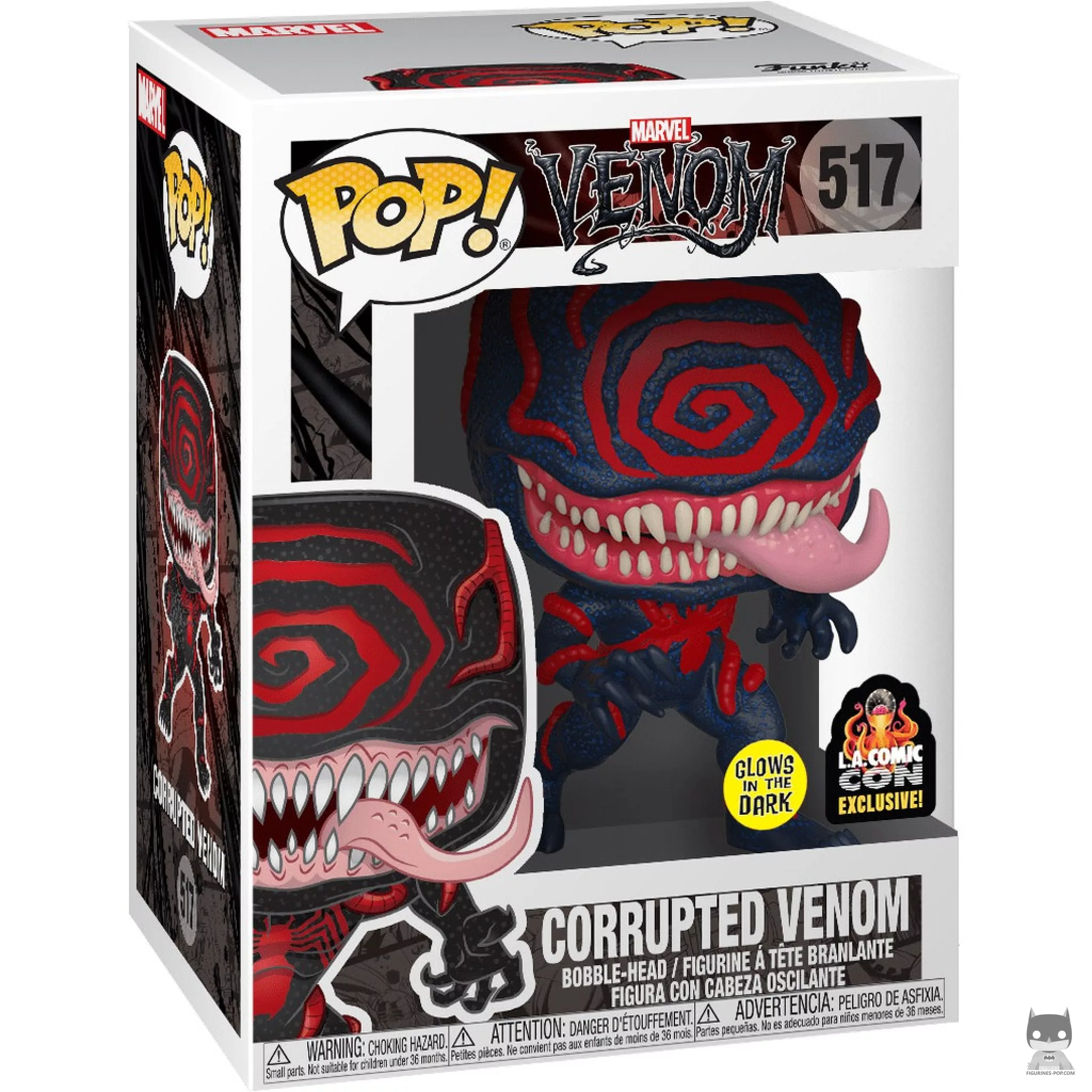 Corrupted Venom Funko Pop! figure in its box