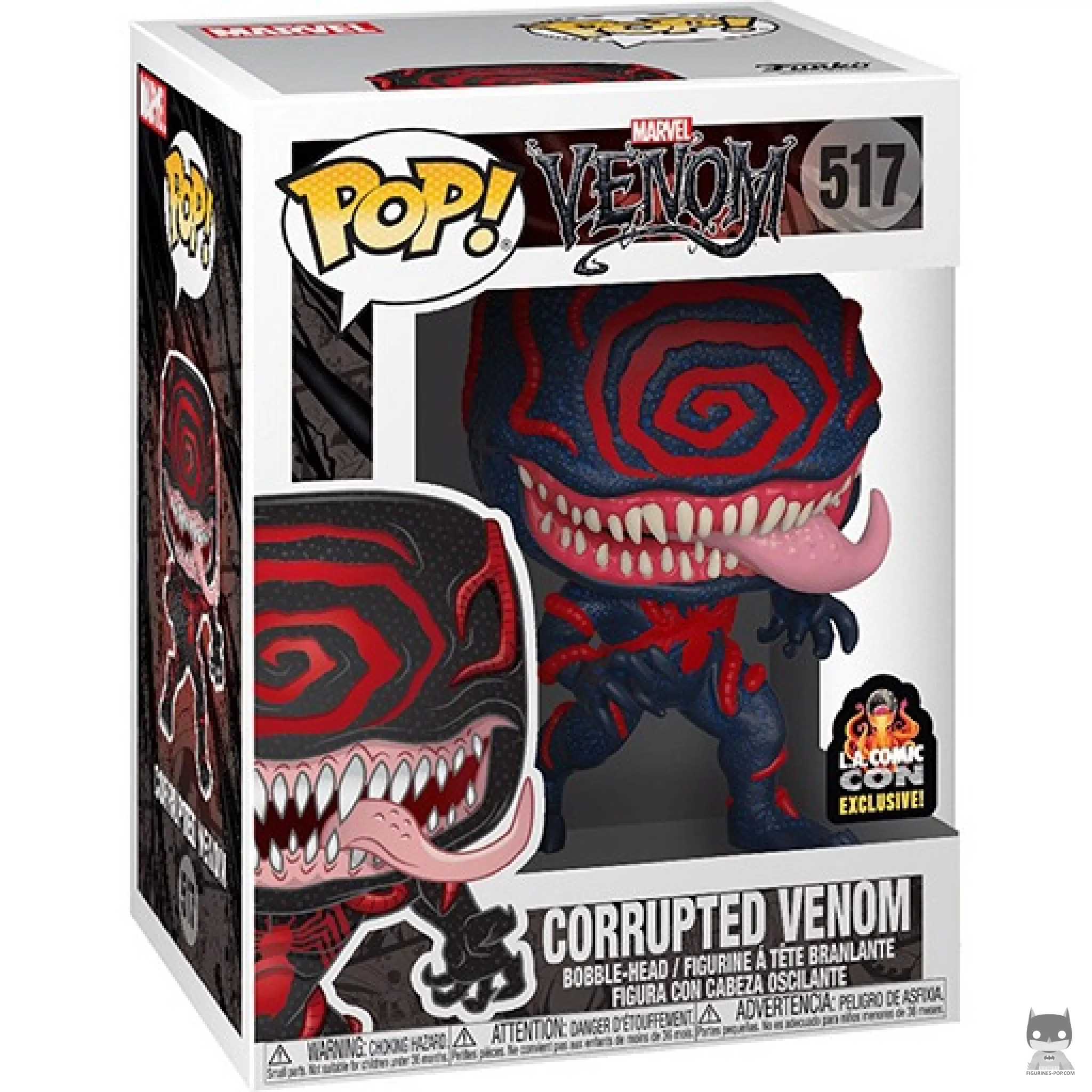 Corrupted Venom Funko Pop! figure in its box