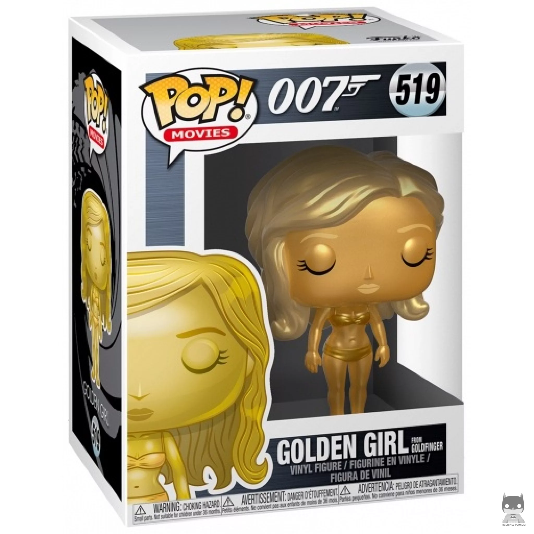Golden Girl (Goldfinger) Funko Pop! figure in its box