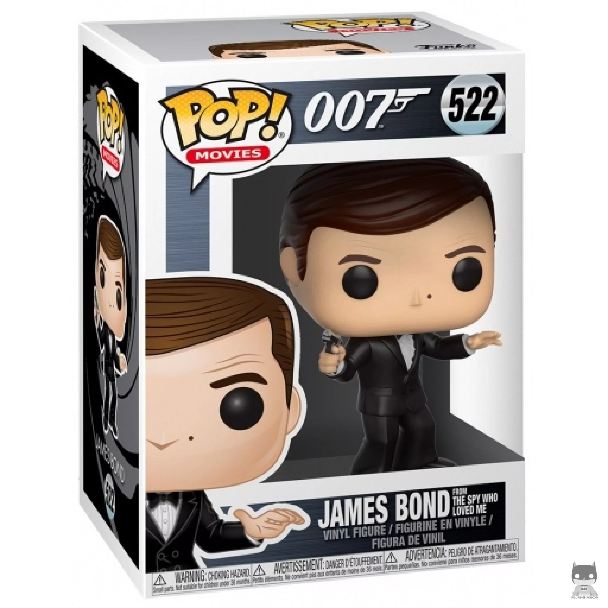 James Bond (The Spy Who Loved Me) Funko Pop! figure in its box
