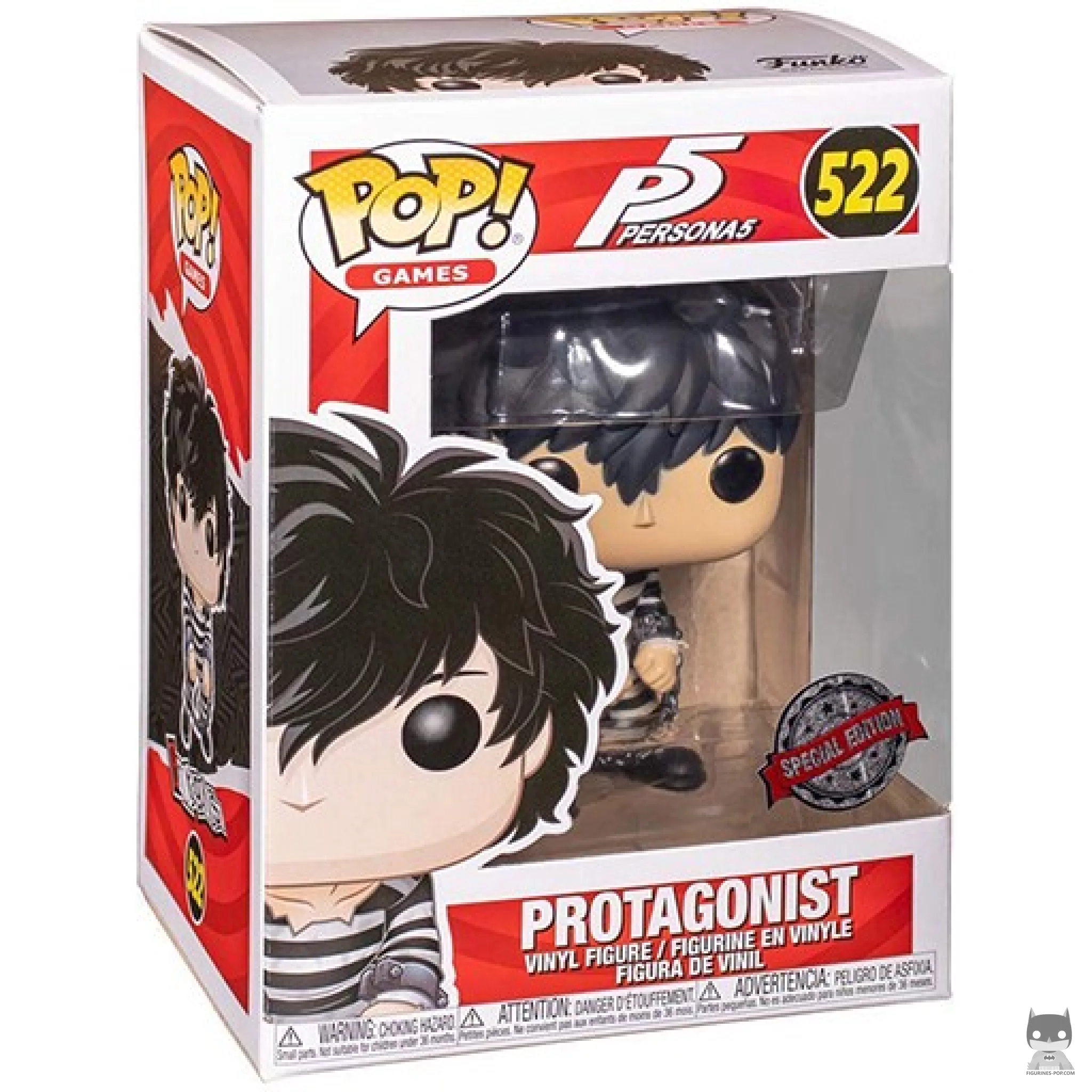 Protagonist Funko Pop! figure in its box
