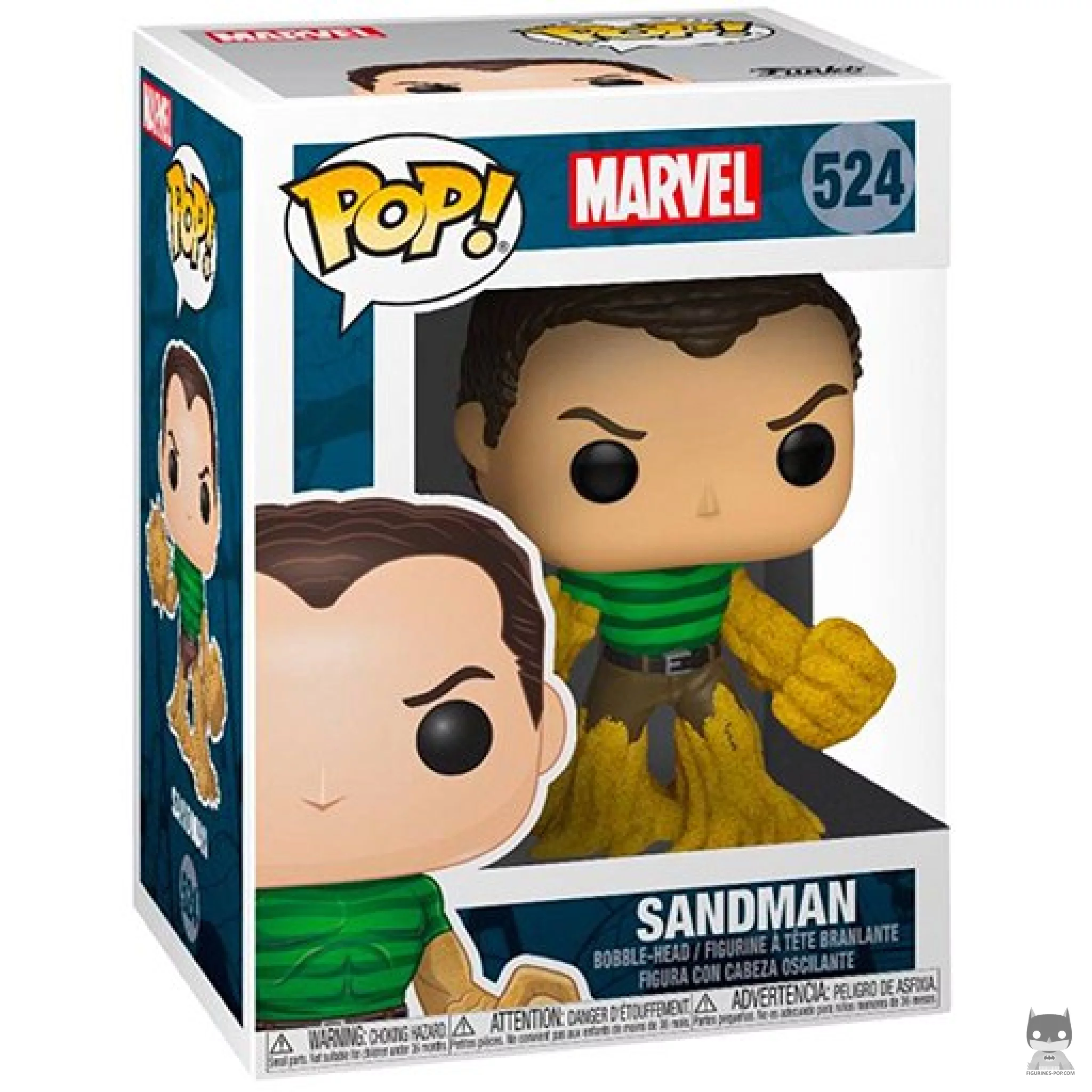 Sandman Funko Pop! figure in its box