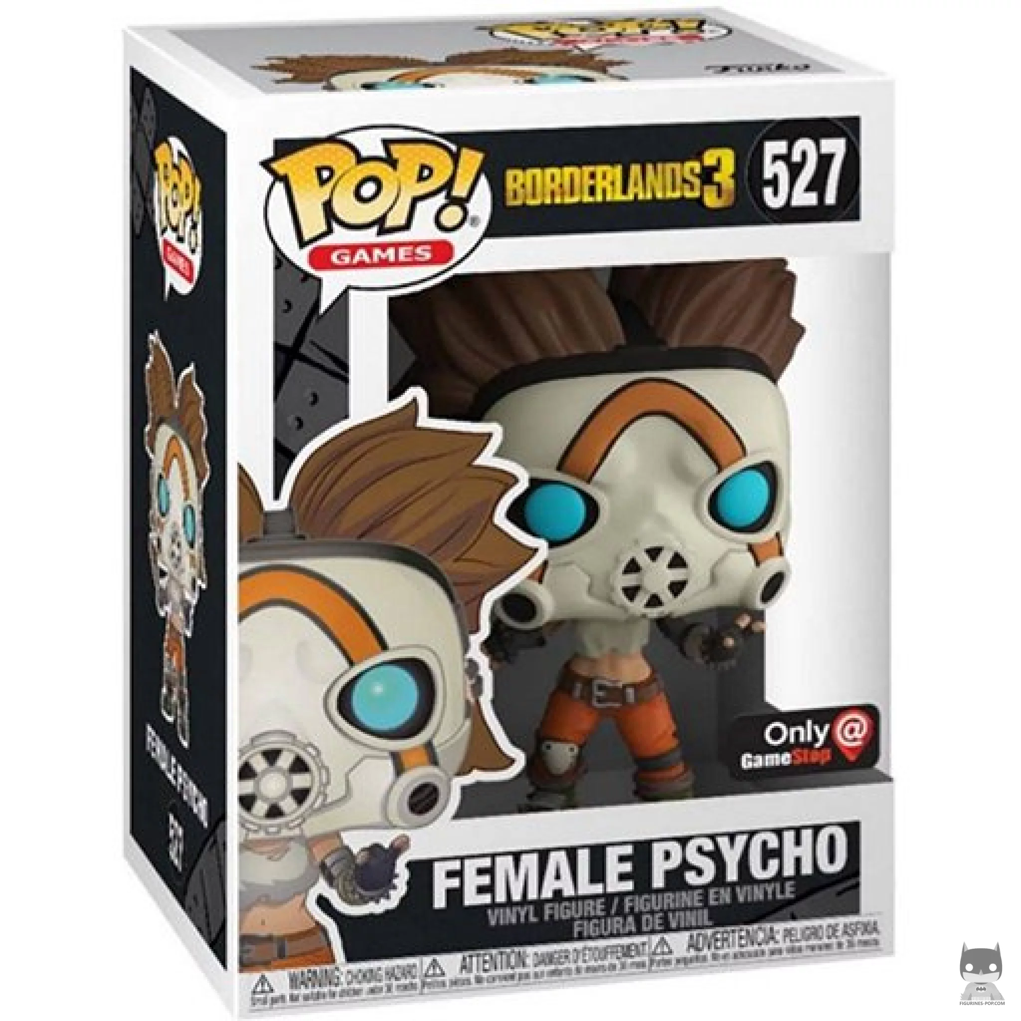 Female Psycho Funko Pop! figure in its box