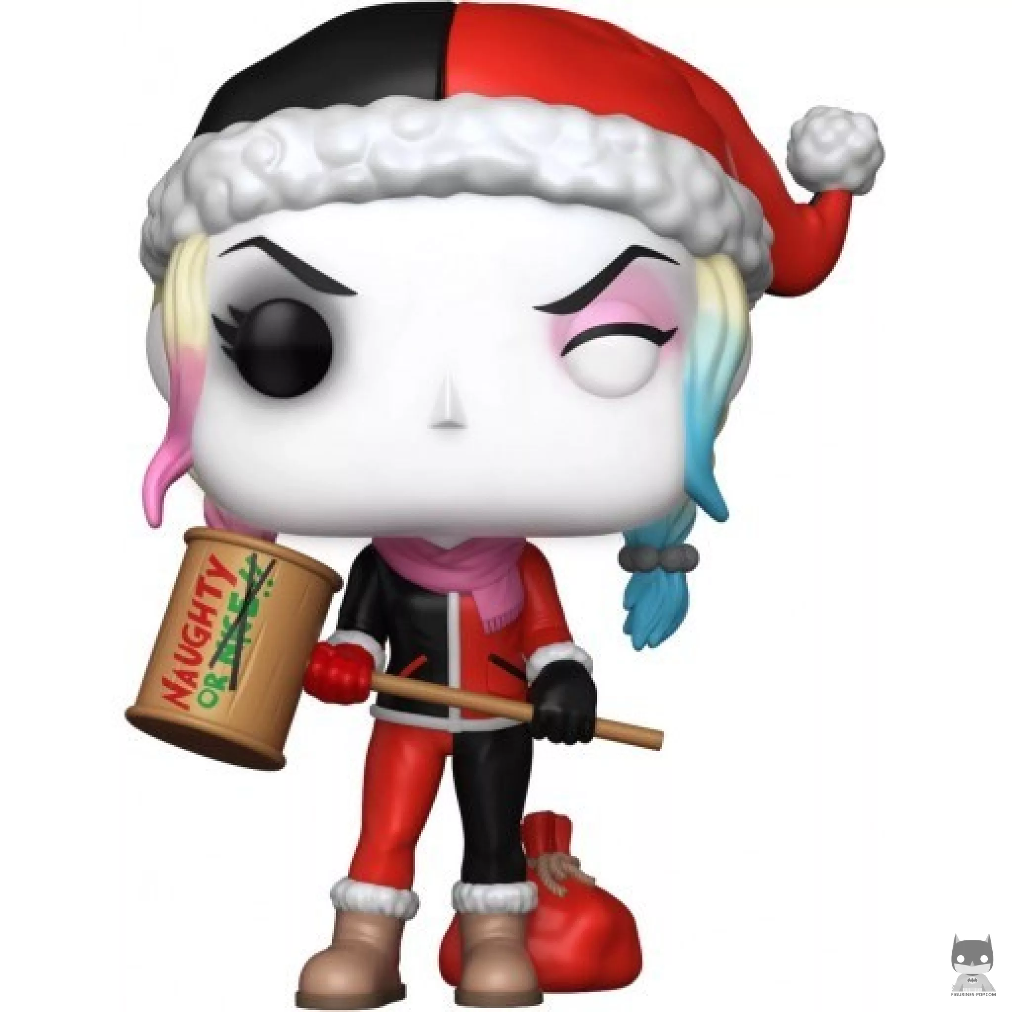 Harley Quinn with Naughty Mallet Holiday Funko Pop! figure (DC Super Heroes)