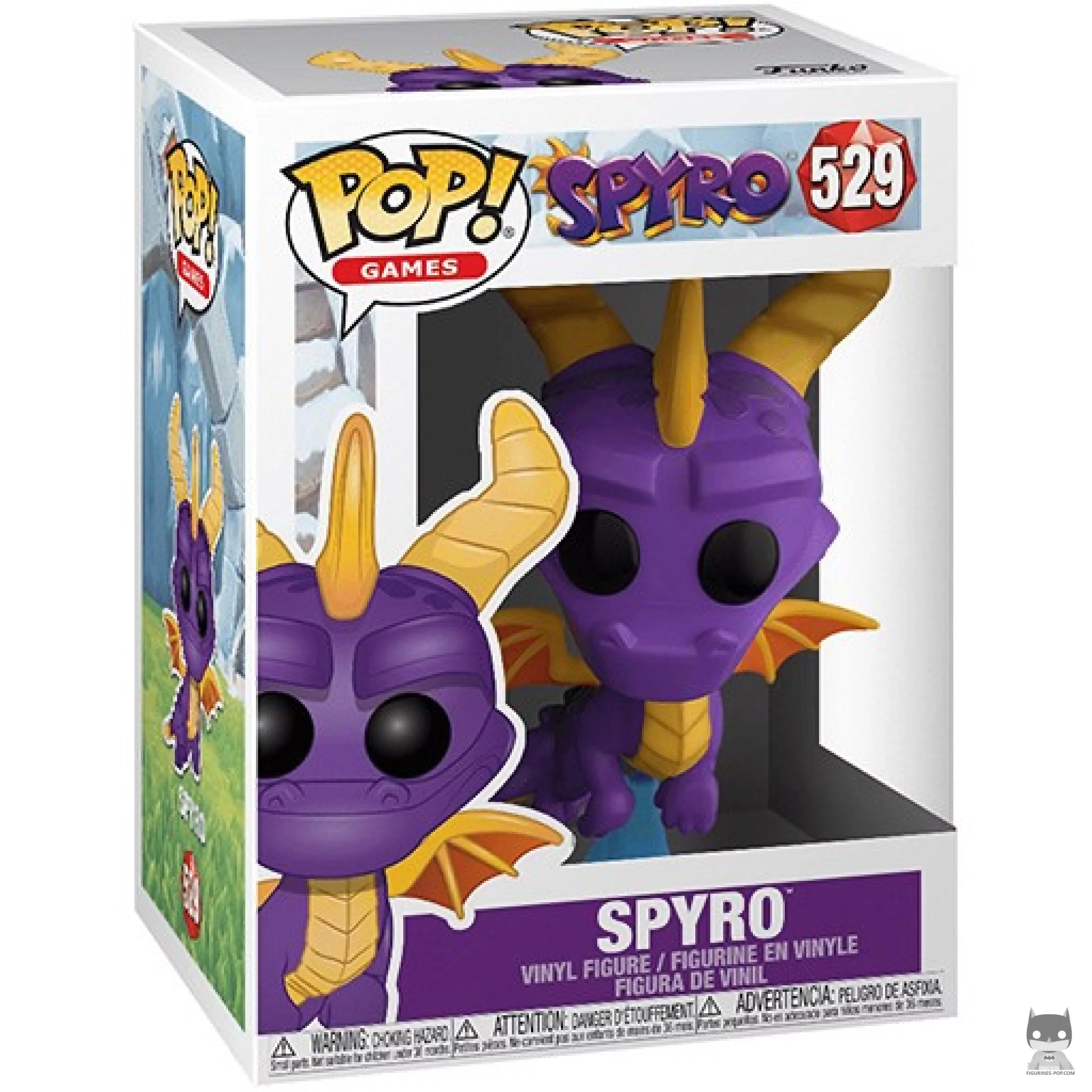 Spyro Funko Pop! figure in its box