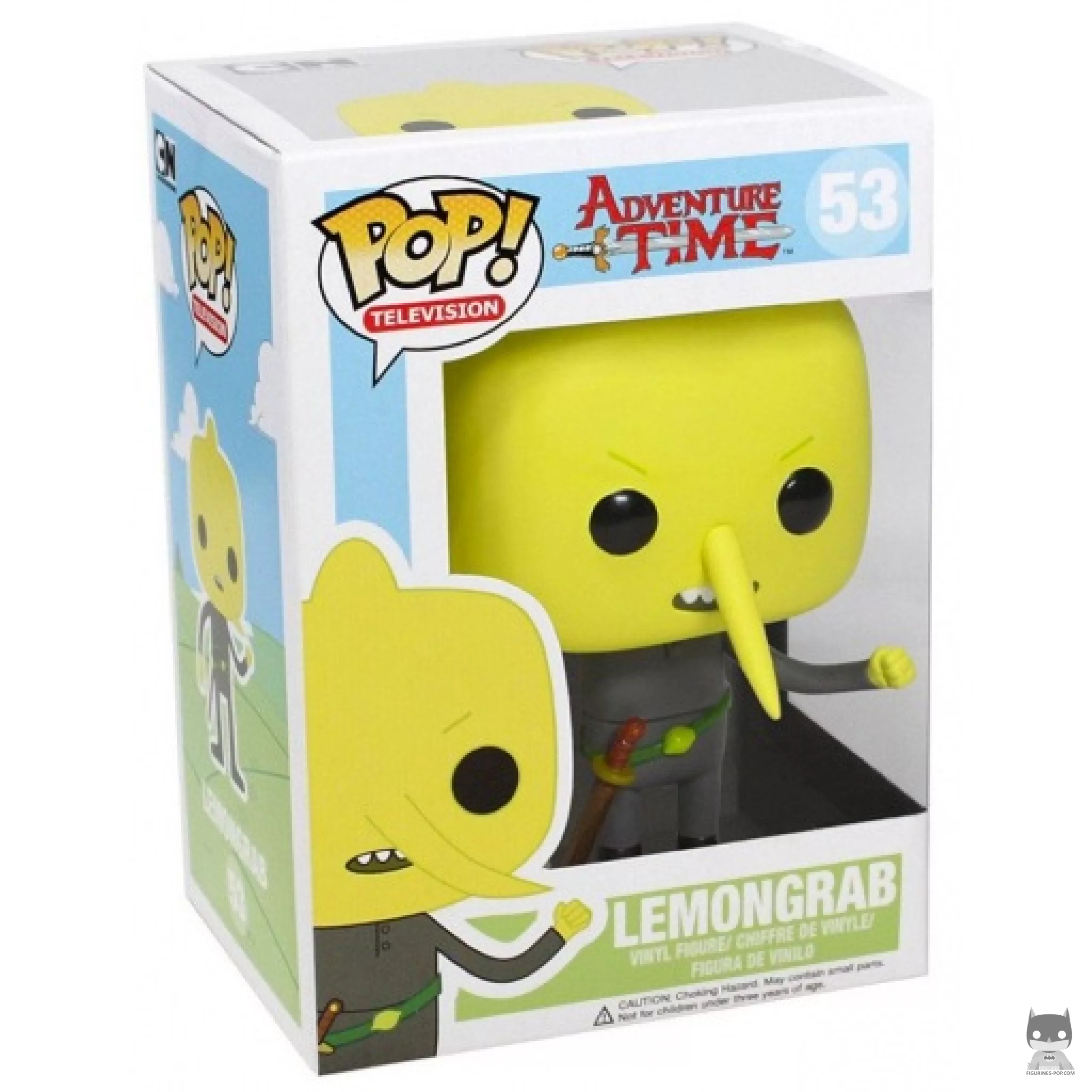 Lemongrab Funko Pop! figure in its box