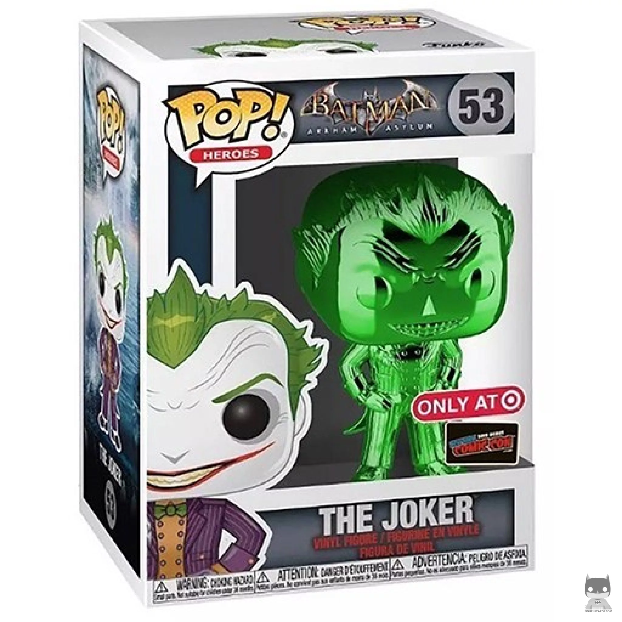 The Joker (Green) Funko Pop! figure in its box