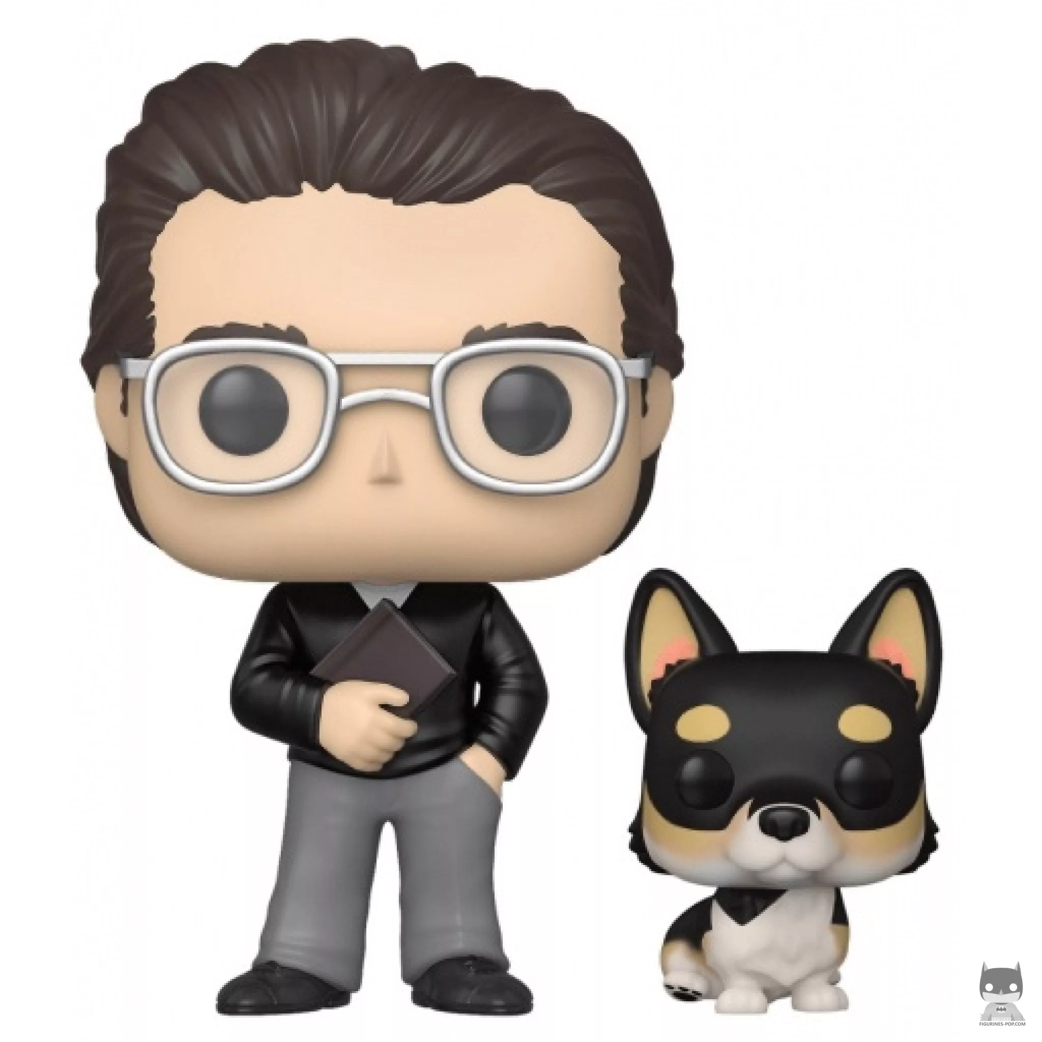 Stephen King with Molly Funko Pop! figure (Celebrities)