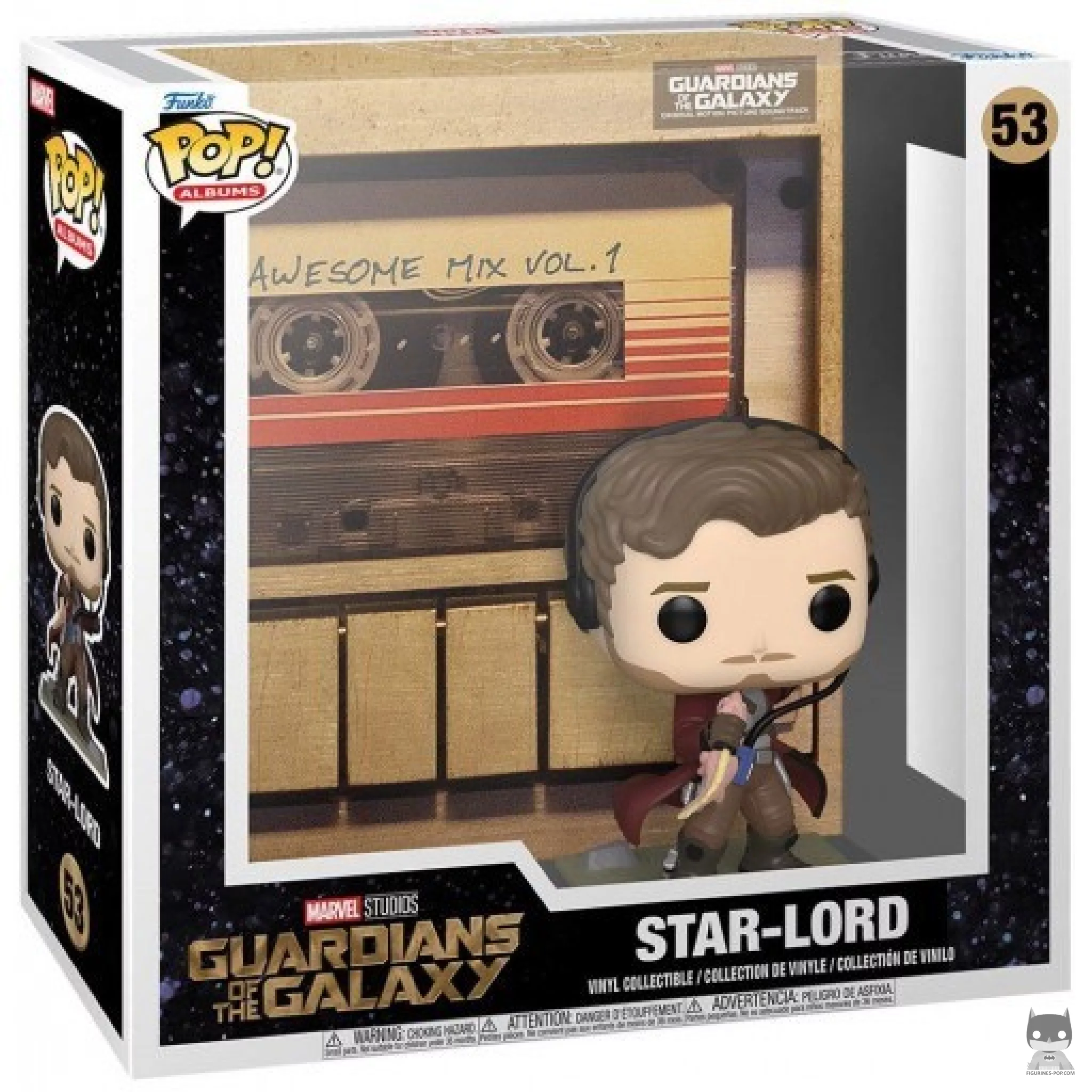 Star-Lord Awesome Mix Vol.1 Funko Pop! figure in its box