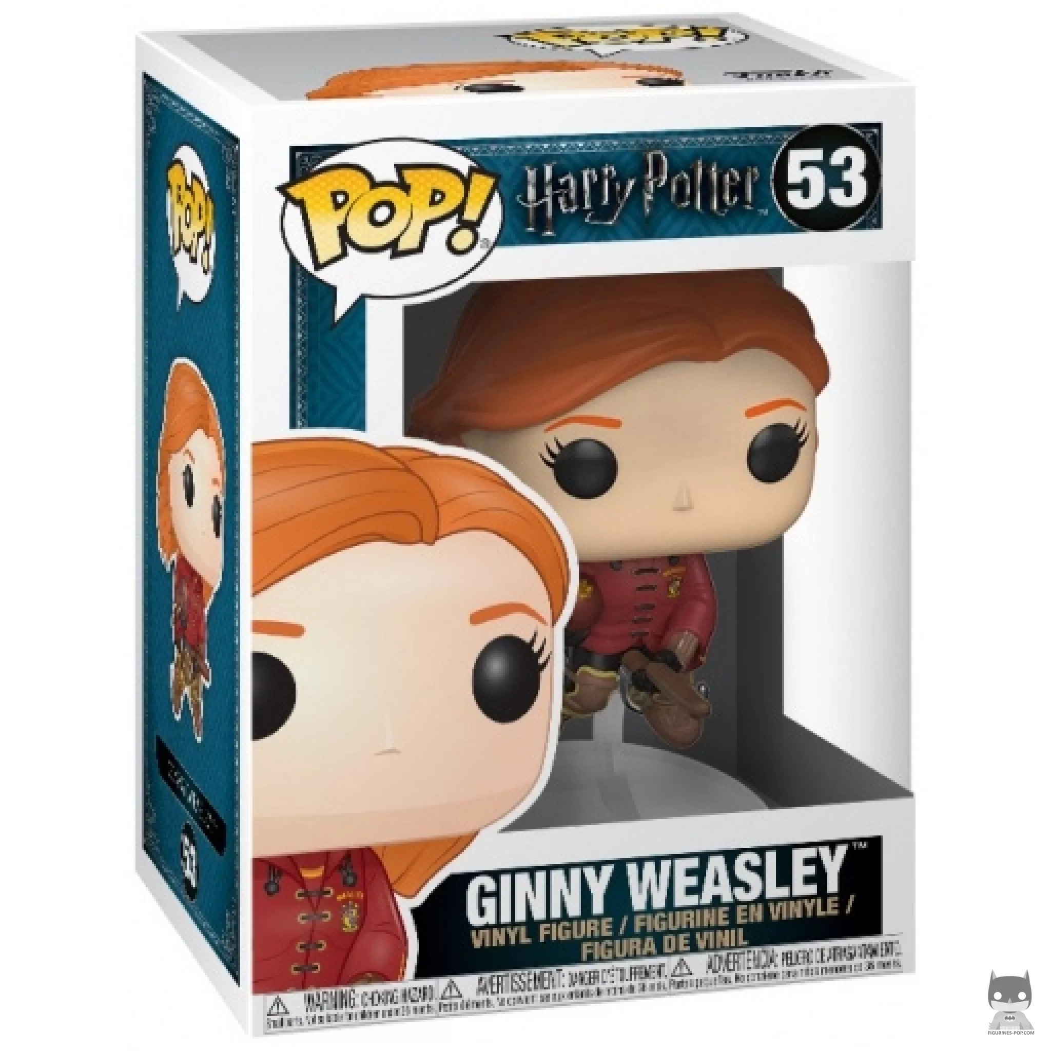 Ginny Weasley Flying Funko Pop! figure in its box