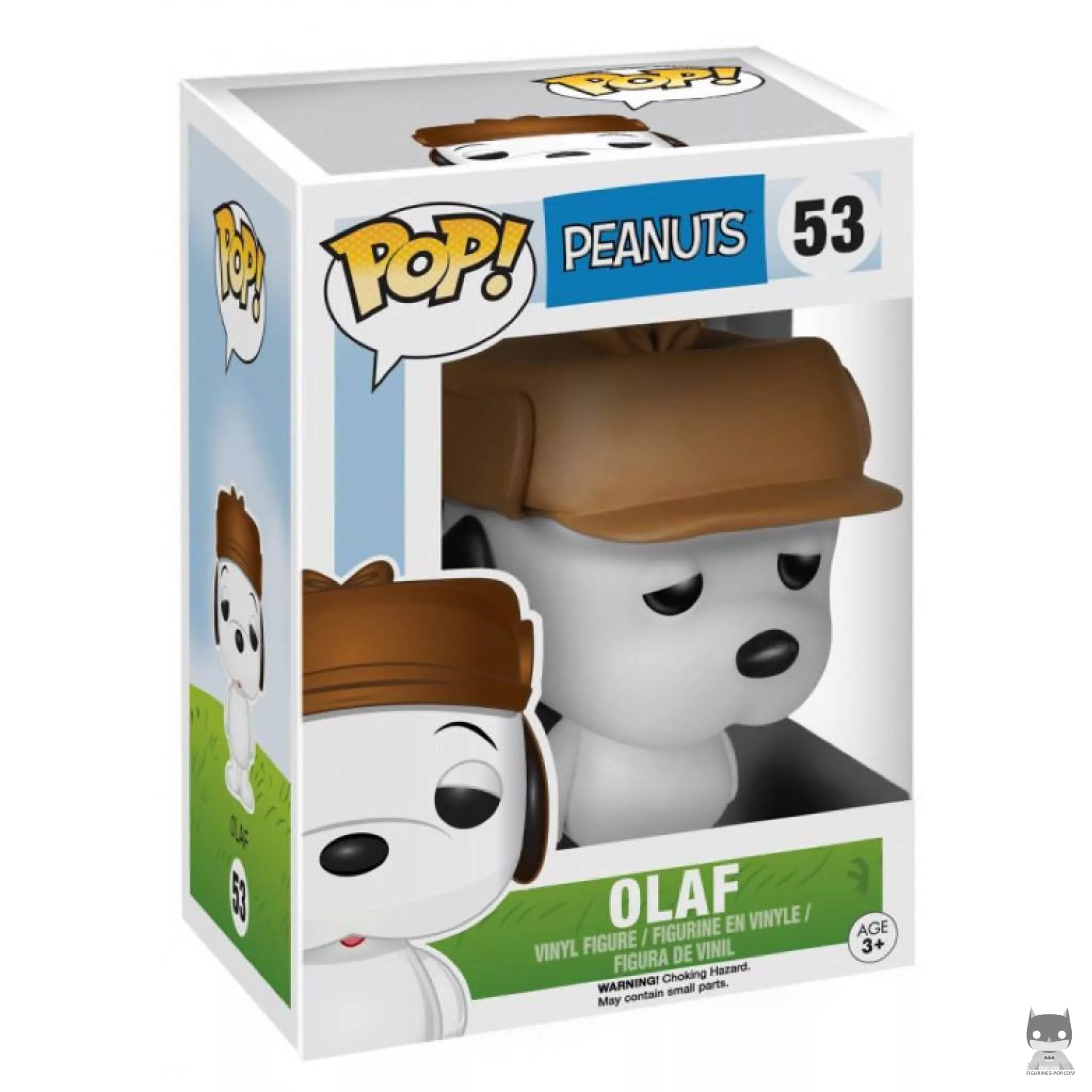 Olaf Funko Pop! figure in its box