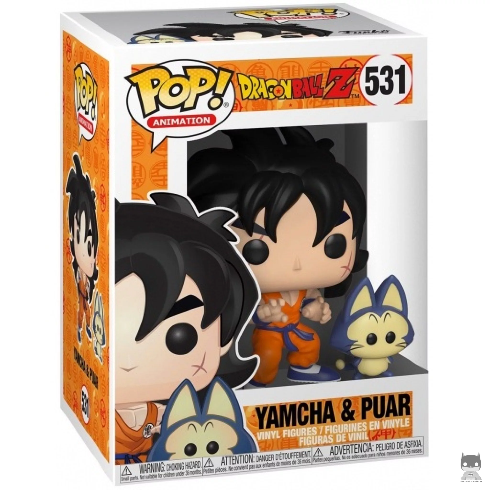 Yamcha & Puar Funko Pop! figure in its box