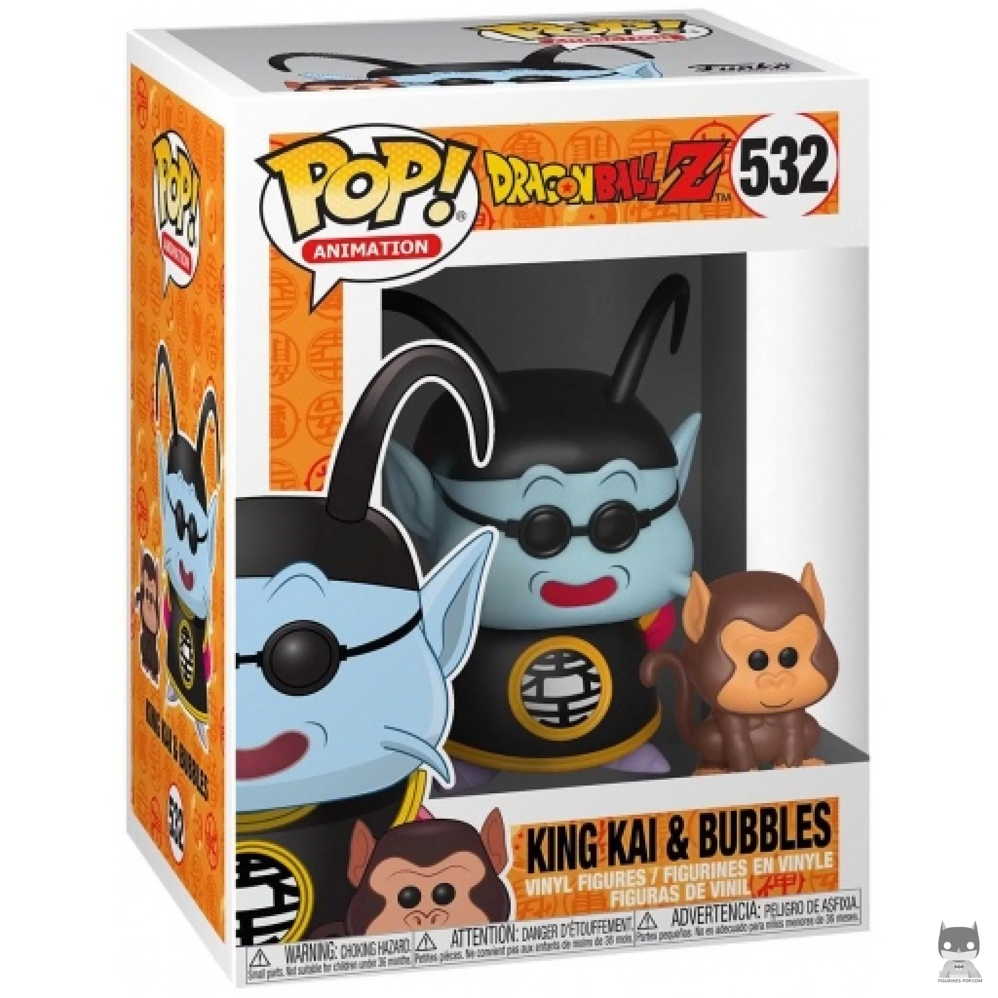 King Kai & Bubbles Funko Pop! figure in its box