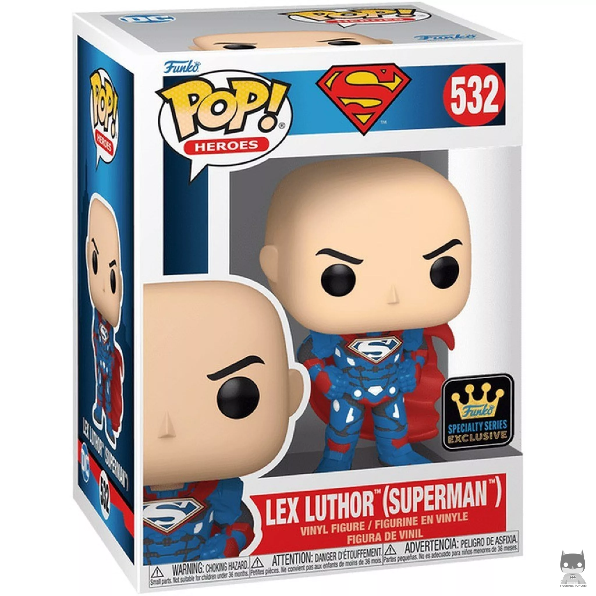 Lex Luthor (Superman) Funko Pop! figure in its box